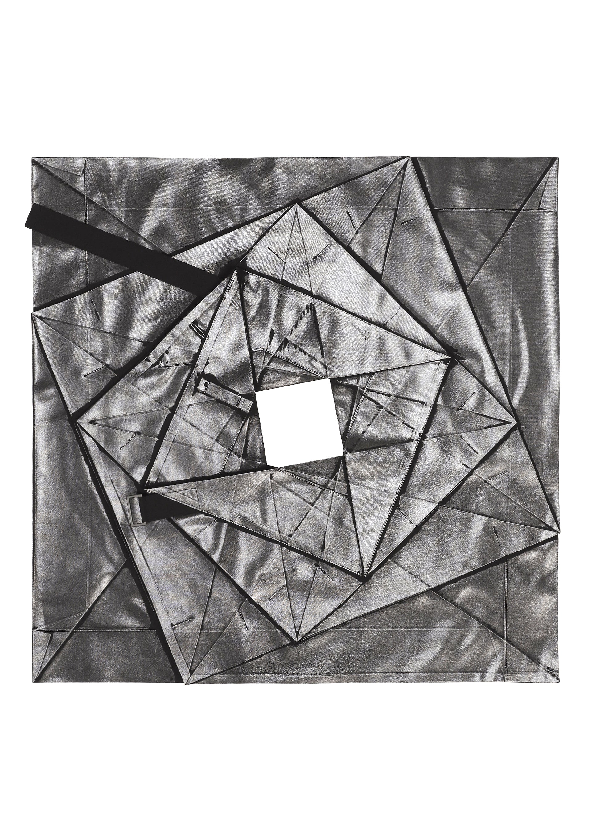 Issey Miyake 132 5. No.1-2 sukně black silver