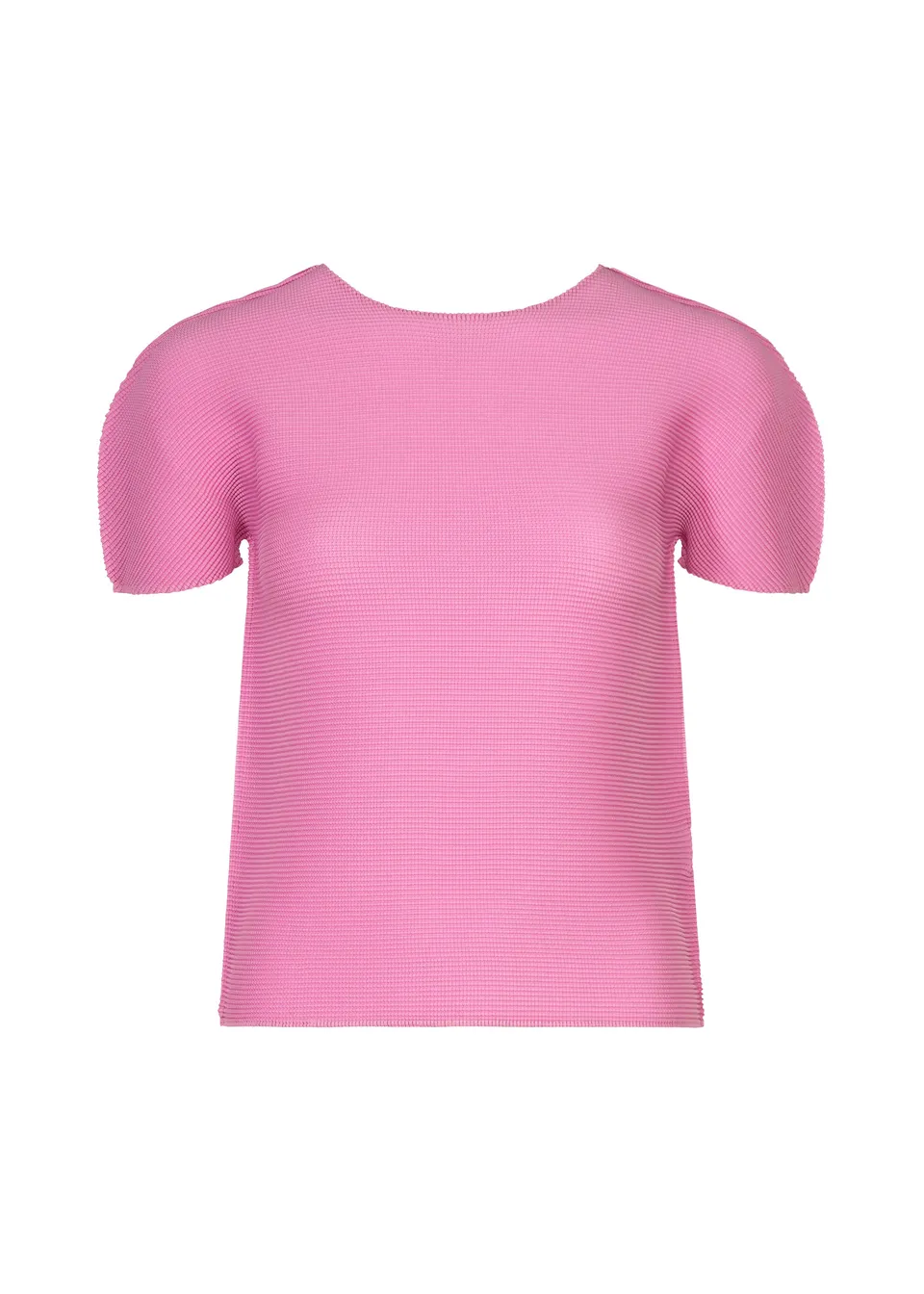 Issey Miyake Stretch Pleats 2 top Rose Pink s rukávem