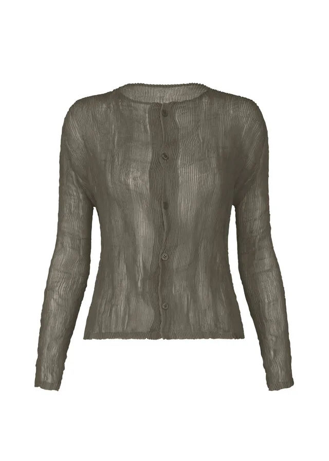 Issey Miyake Chiffon Twist 2 kardigan Gray