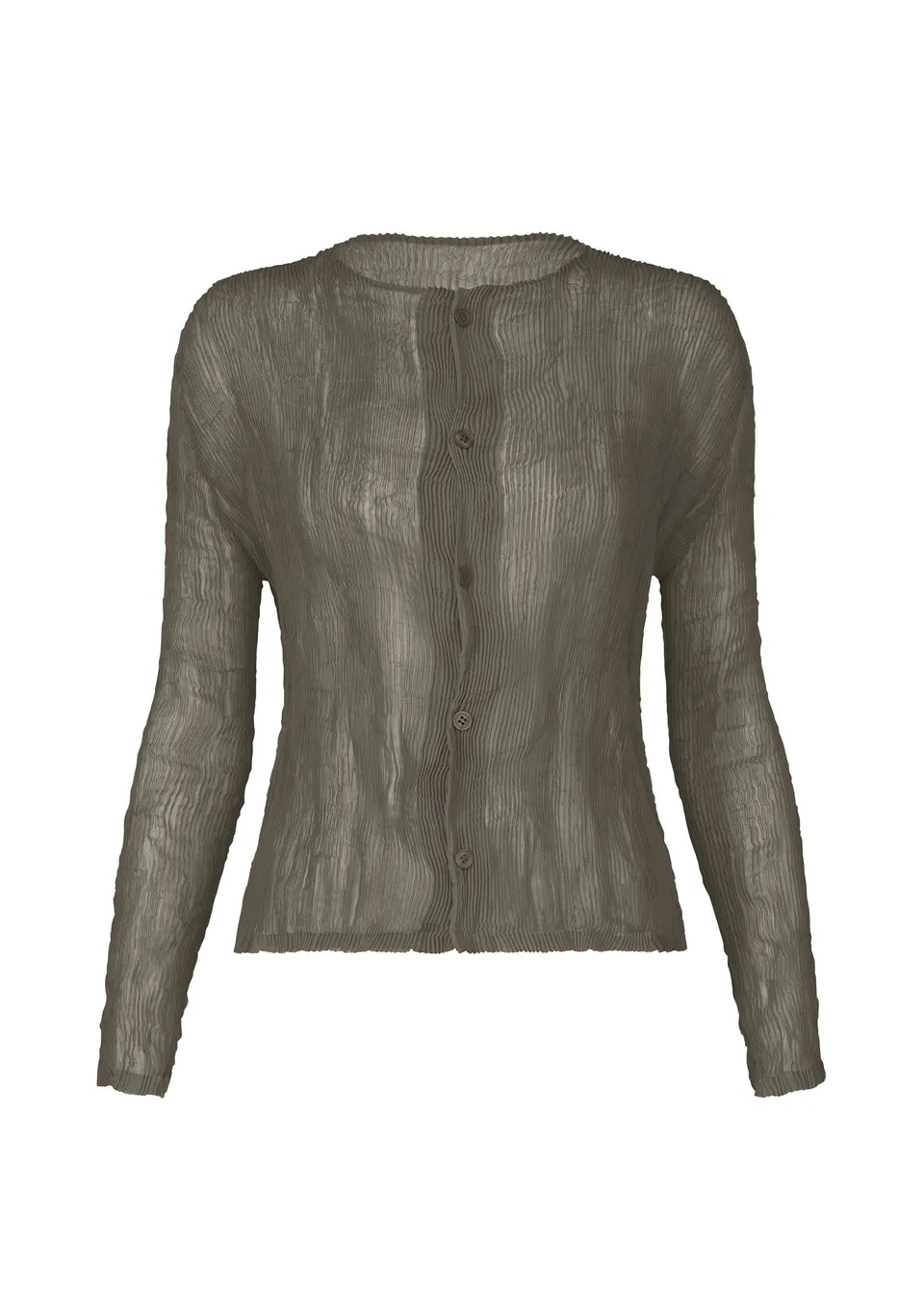 Issey Miyake Chiffon Twist 2 kardigan Gray