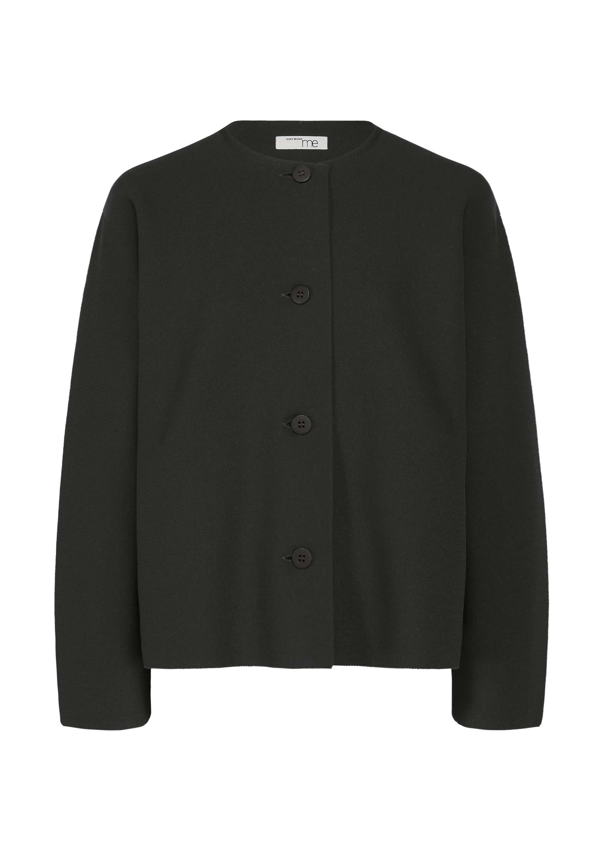 me Issey Miyake Solid Knit bunda smetanová lehká
