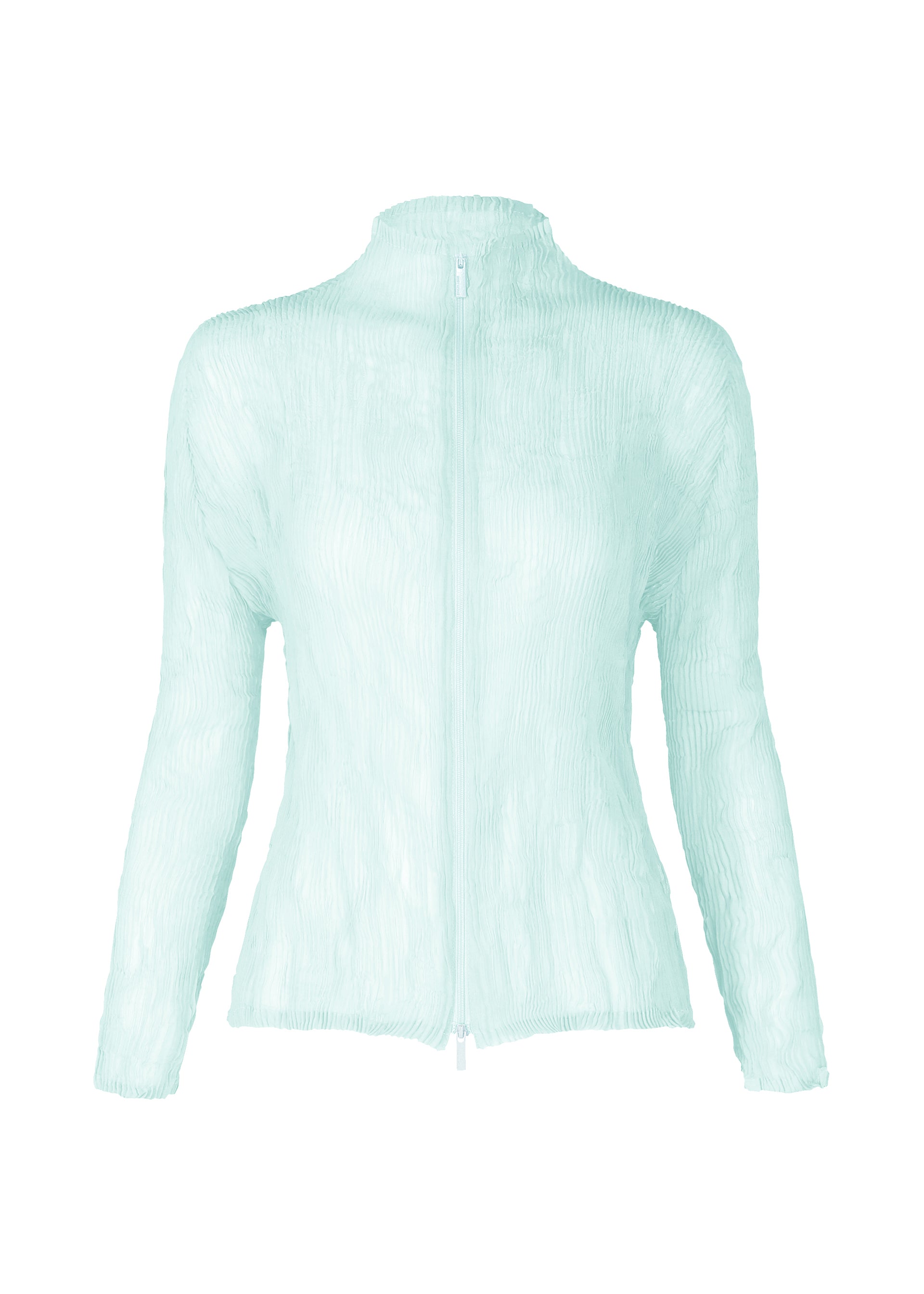Issey Miyake Chiffon Twist 1 kardigan dull cream průsvitný