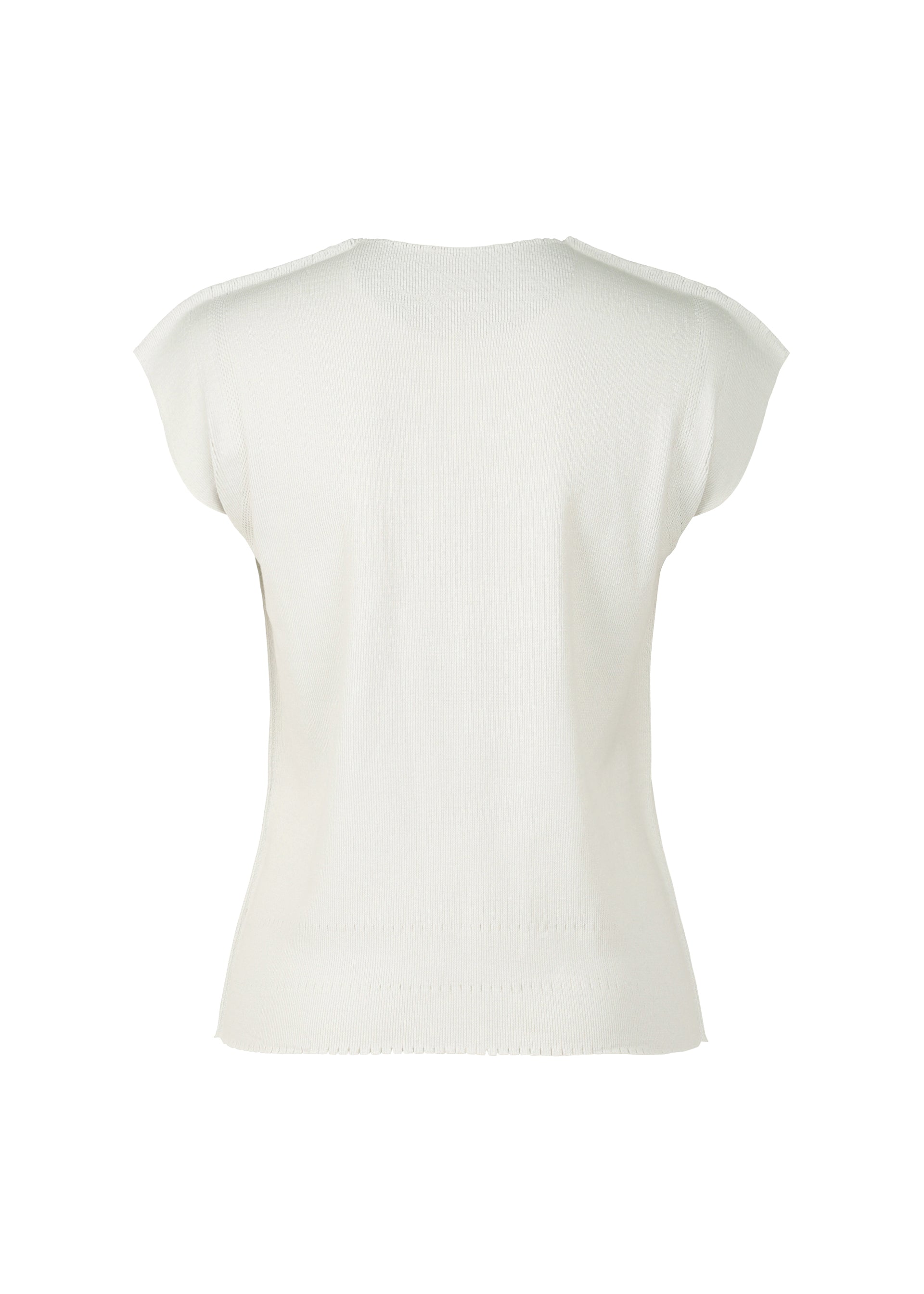 Issey Miyake Type-A Basics top bílý vel. 1 úpletový