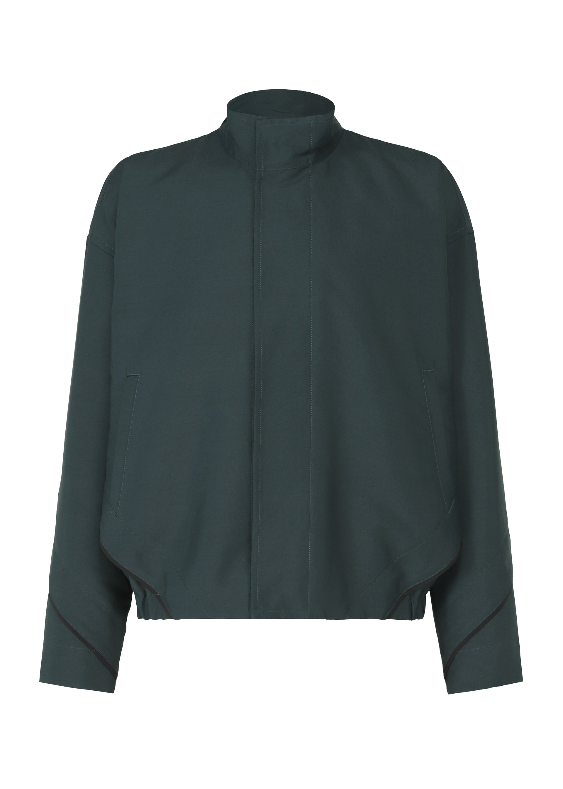 Issey Miyake Fluent LA63104 pánská bunda bomber bílá lehká