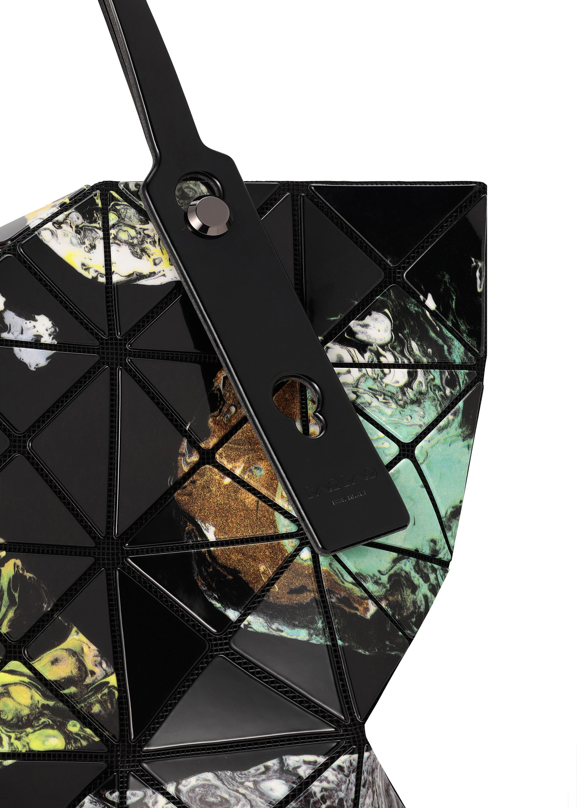 Issey Miyake Cosmic taška bílá A4 potisk planet