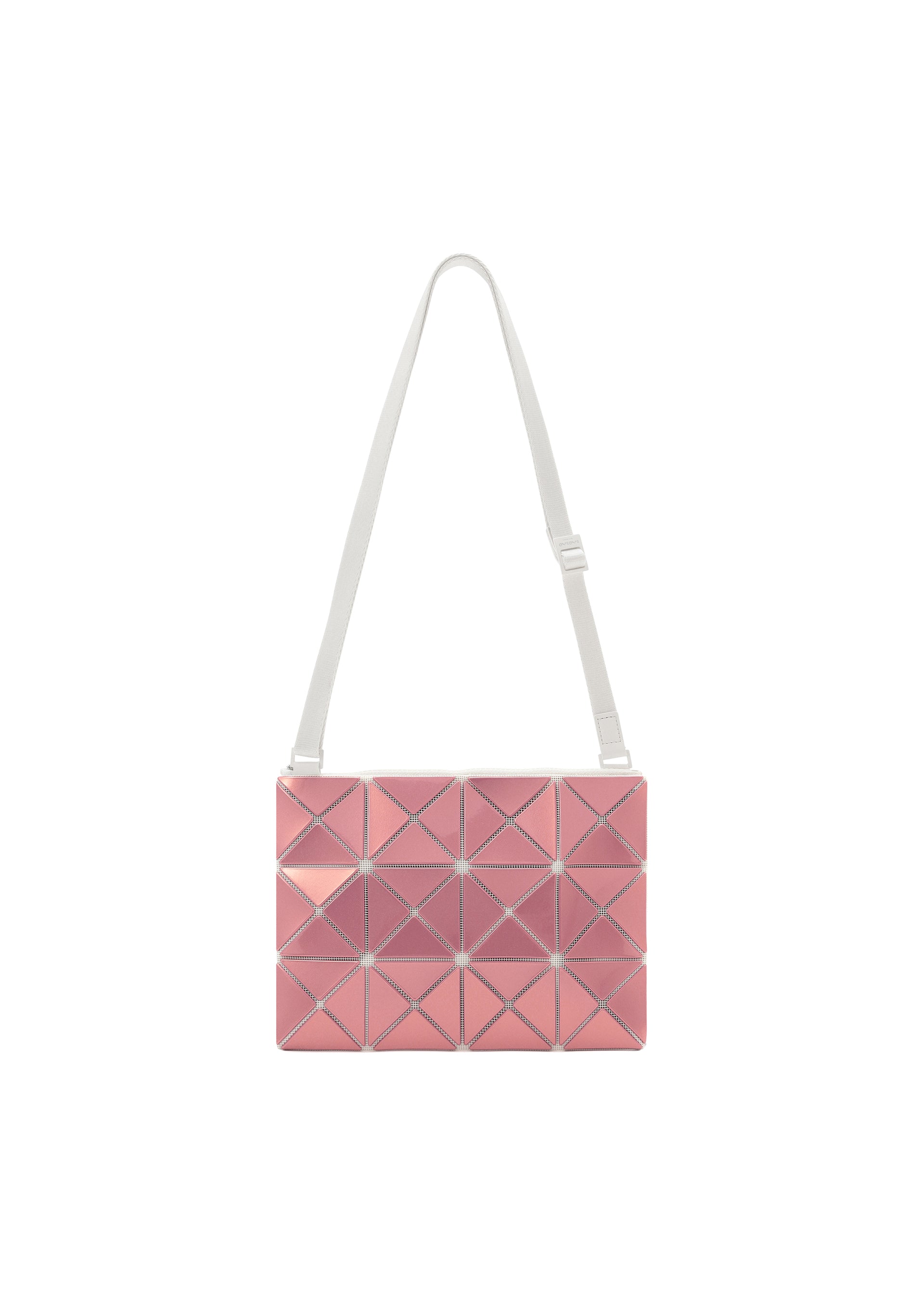 Issey Miyake Lucent Metallic crossbody kabelka šedá