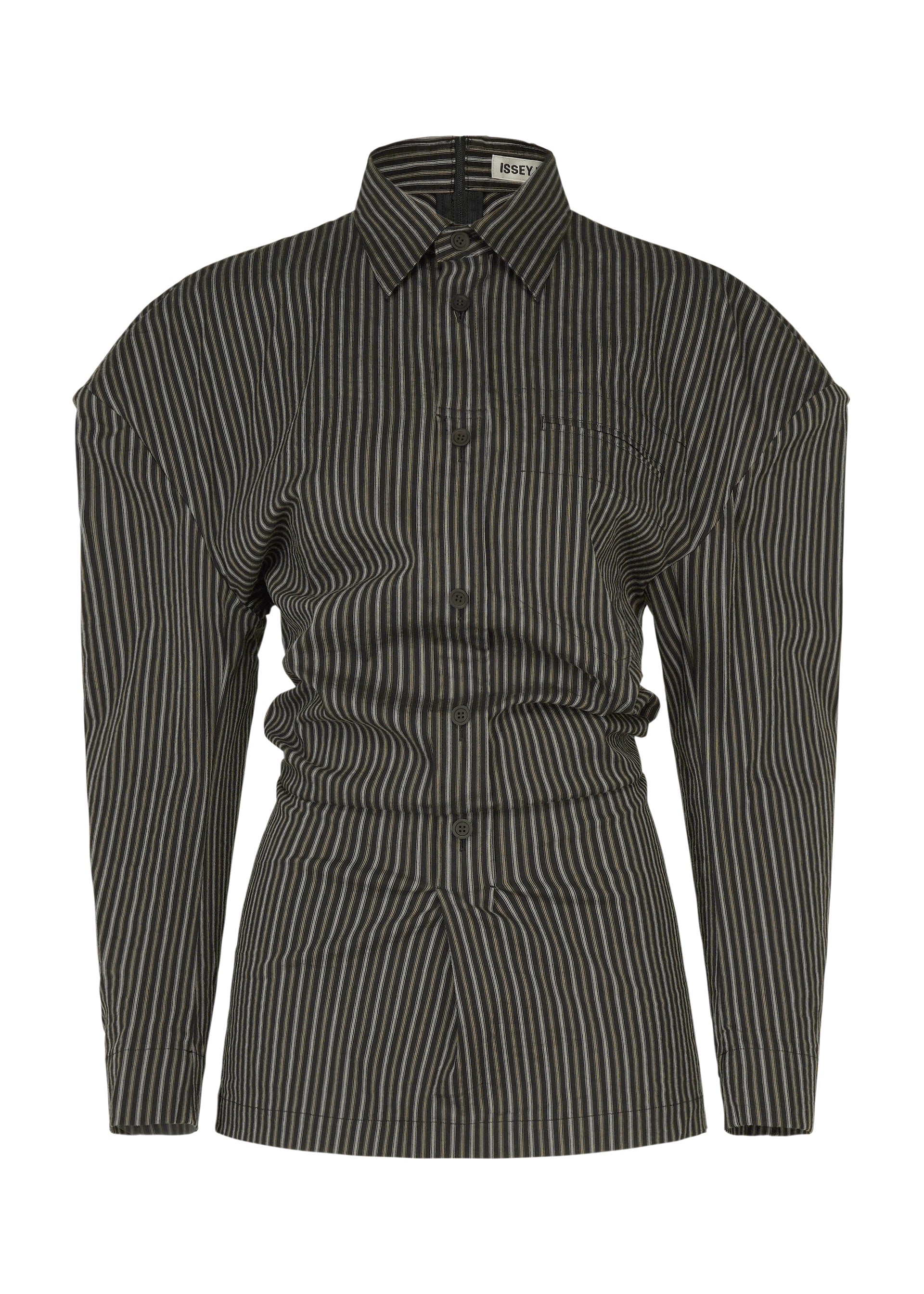 Issey Miyake Allow Stripe košile bílá proužek vel. 2