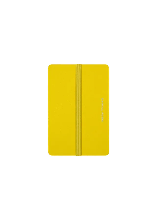 Issey Miyake NOTE-A-NOTE zápisník žlutý Moleskine karty