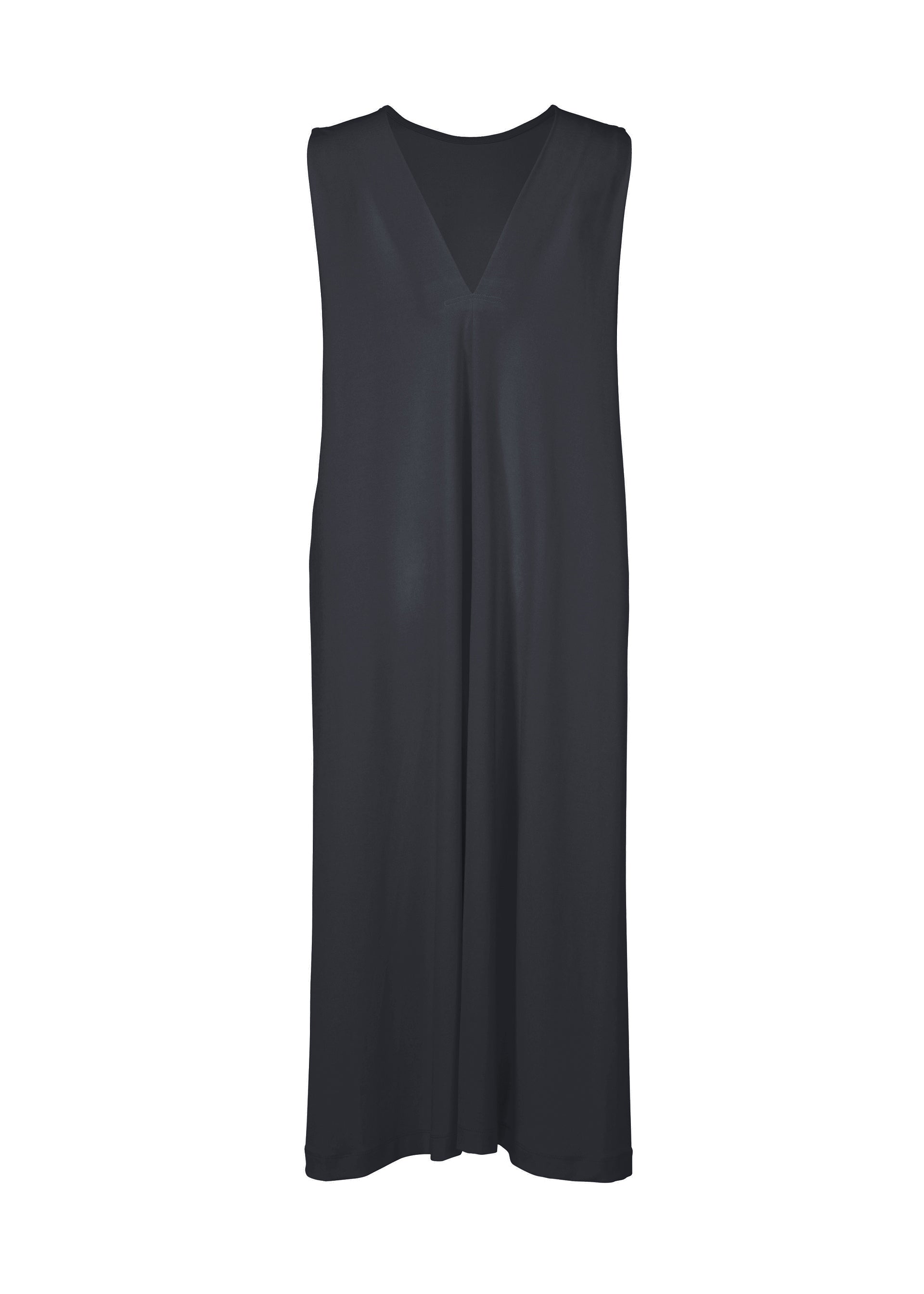 Issey Miyake DRAPE JERSEY-68 šaty bez rukávů černé