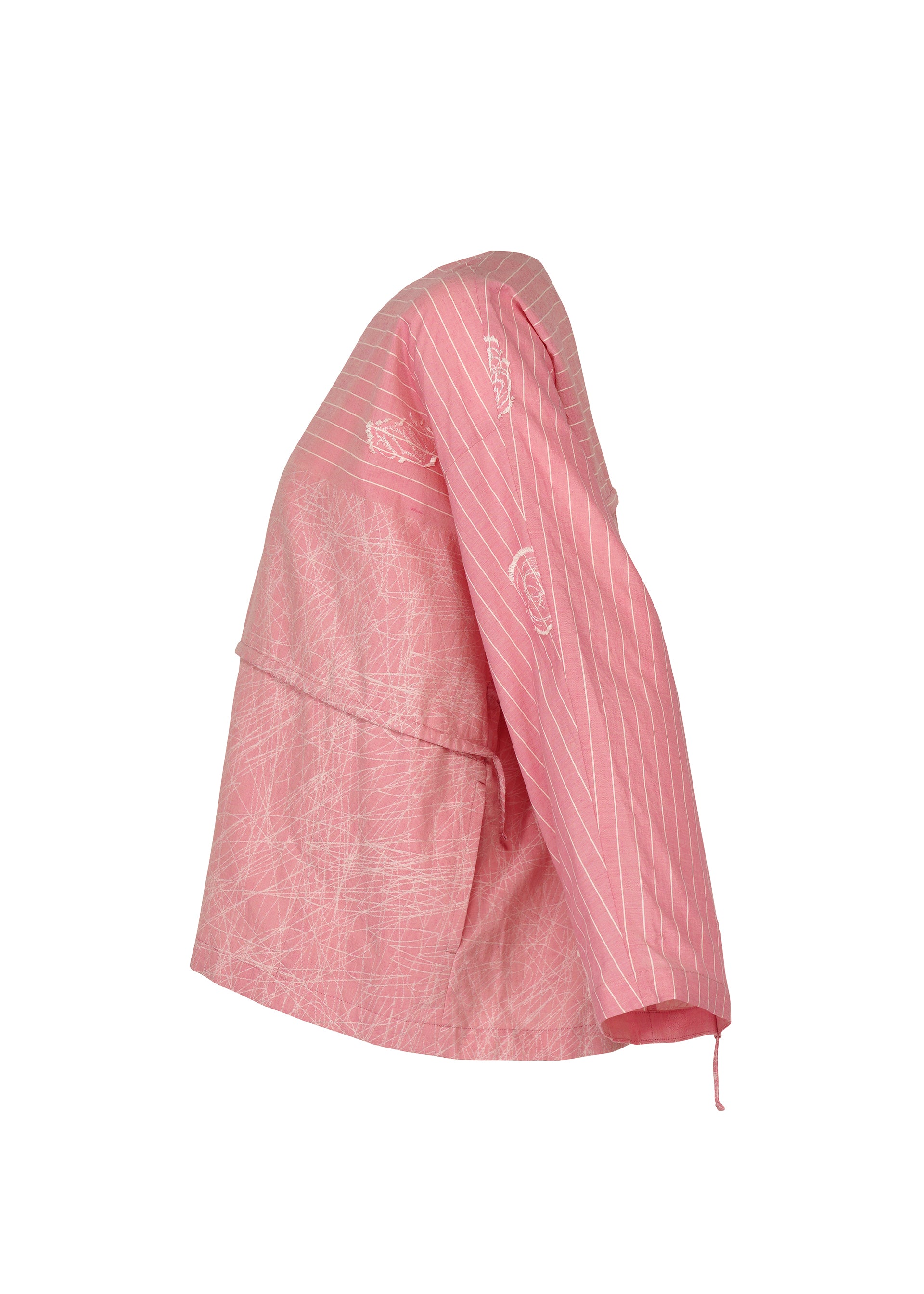 Issey Miyake One Stroke Draw top černý žakár vel. 2