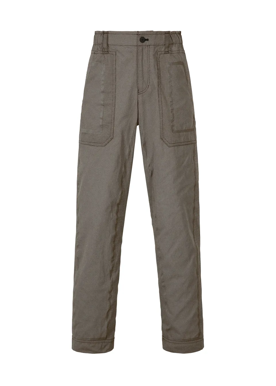 Issey Miyake Type-U 001 kalhoty hnědé vel. 2 volné