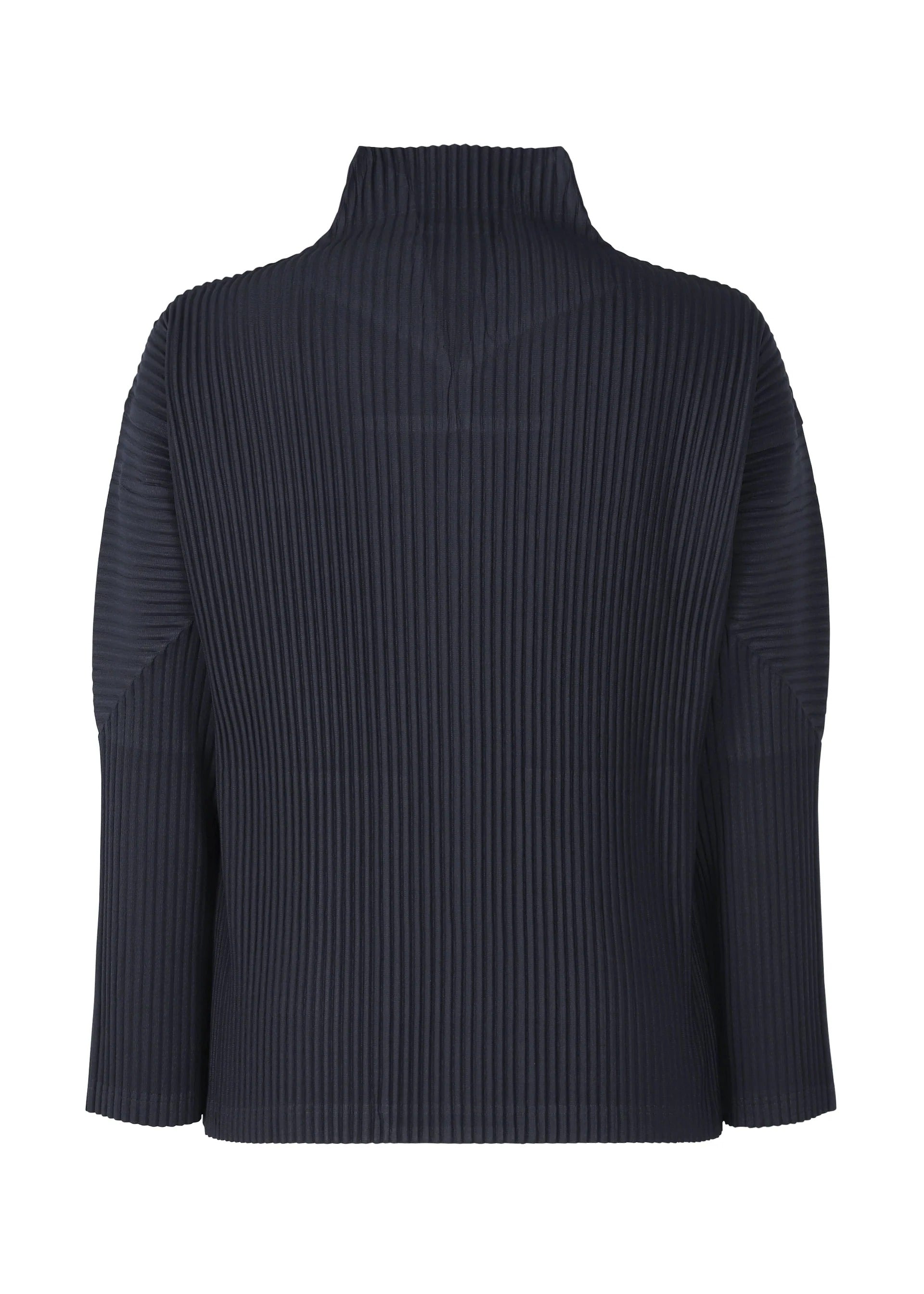 Issey Miyake BASICS mikina na zip černá polyester