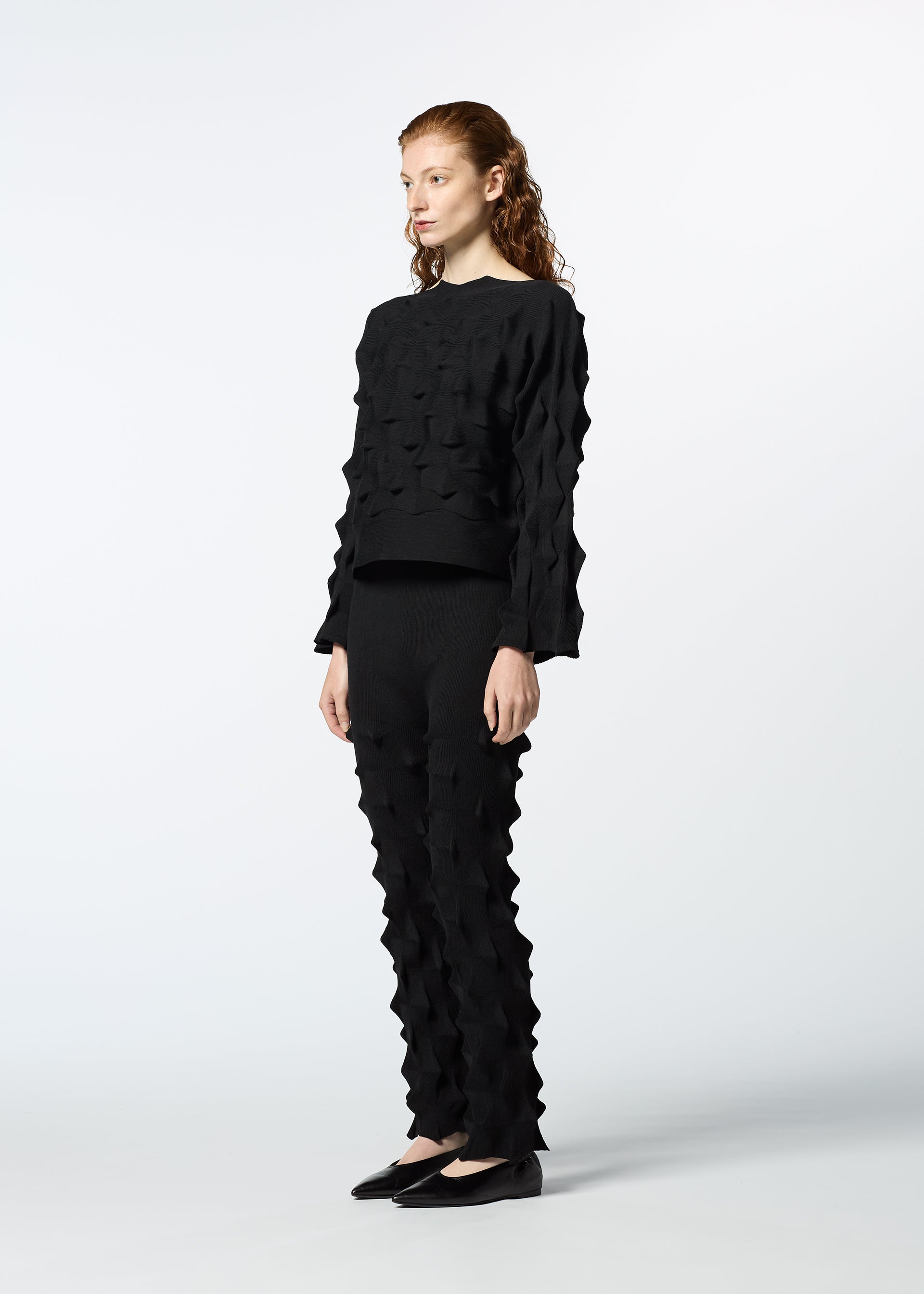 HaaT Zig Zag Knit kalhoty bílá vel. 2 bavlna
