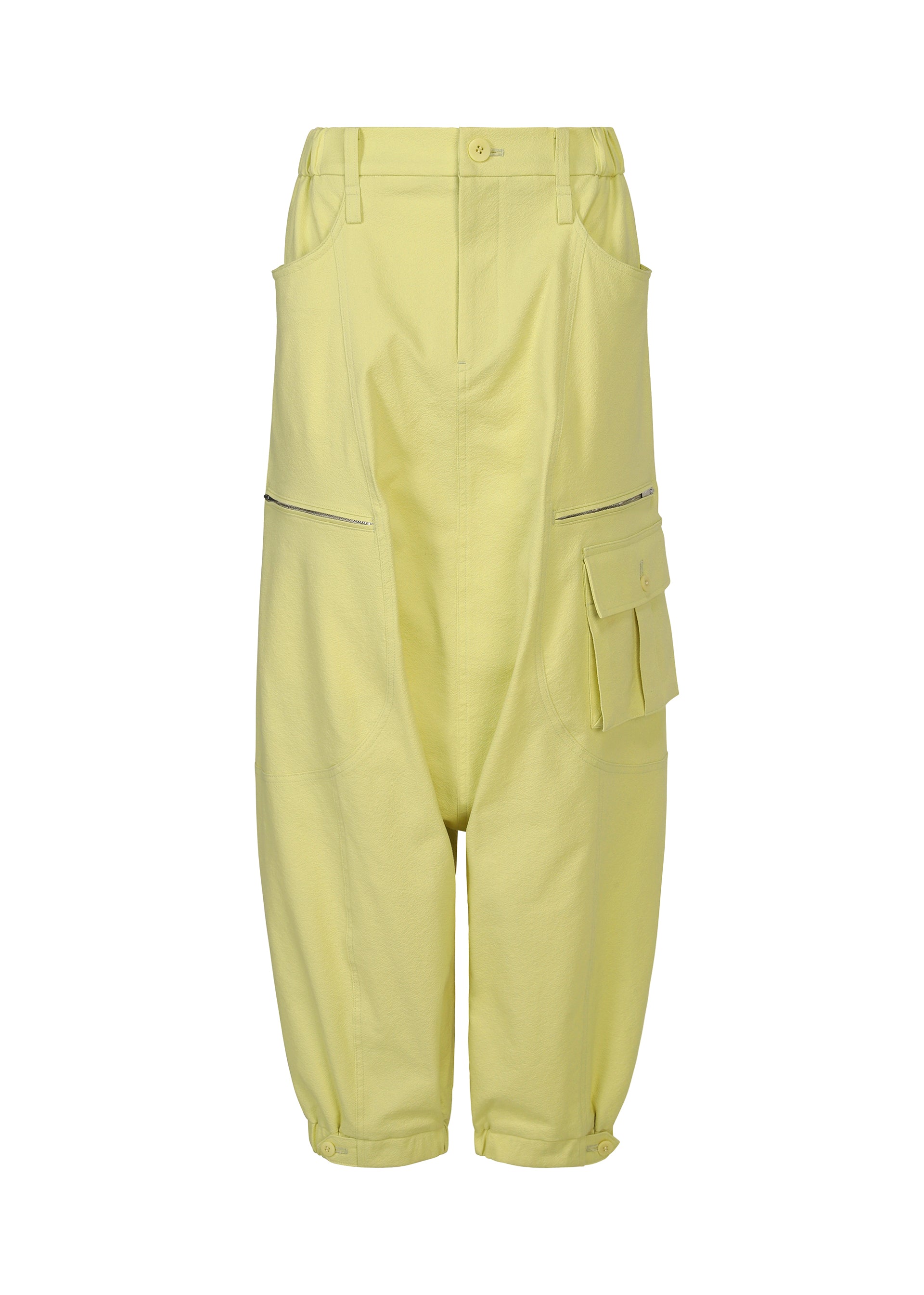 Issey Miyake Grainy kalhoty černé sarouel