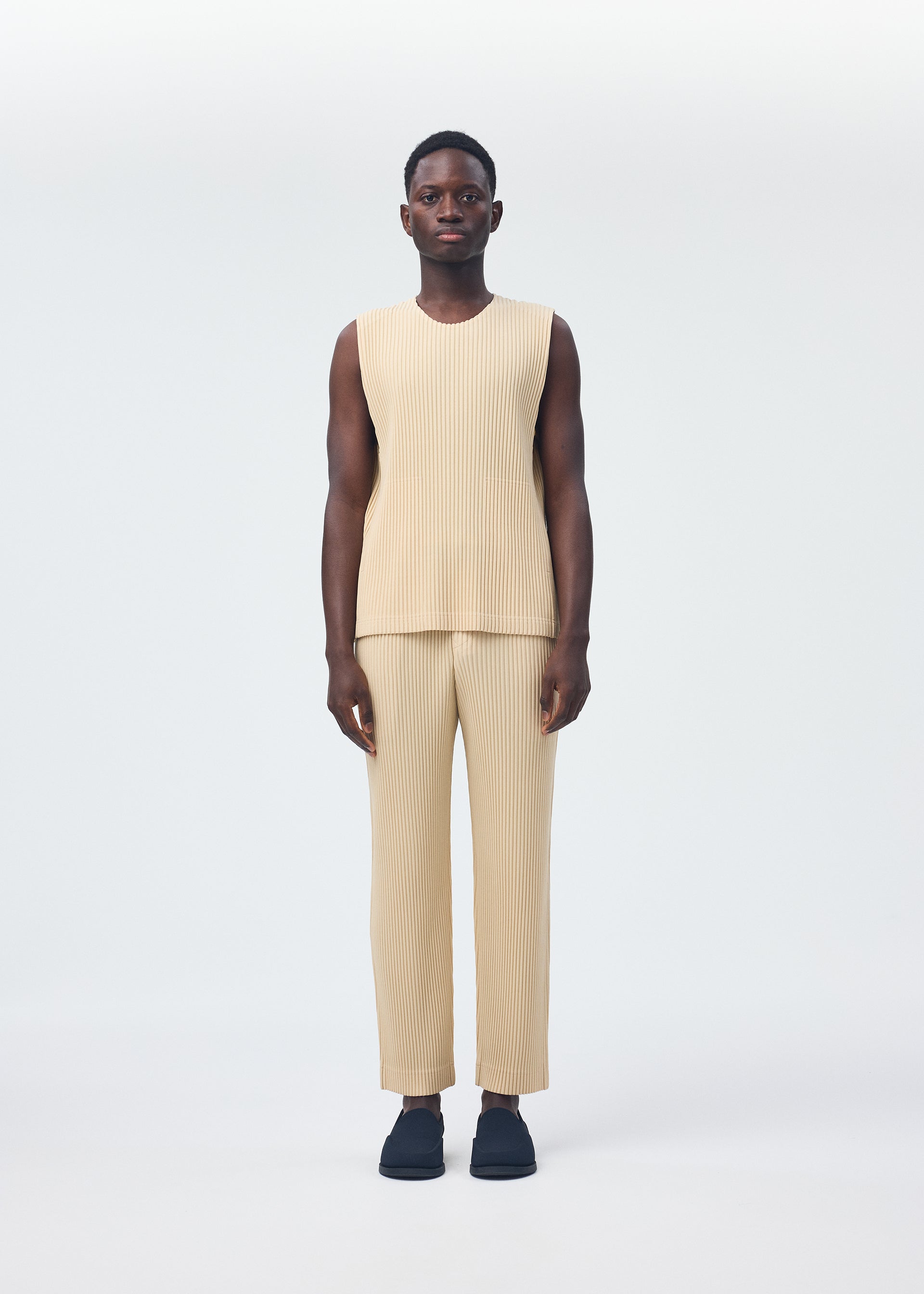 Issey Miyake Tailored Pleats 2 vesta pánská černá