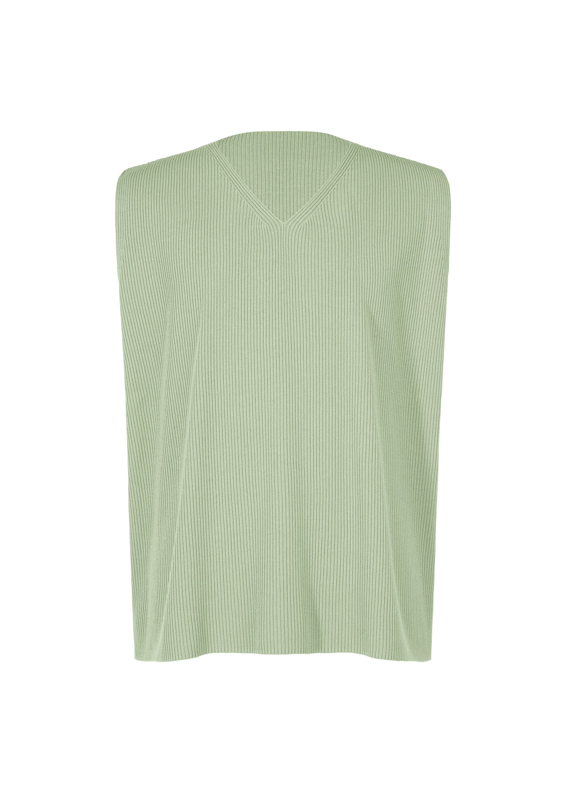 Issey Miyake Basic Knit vesta purple výstřih V