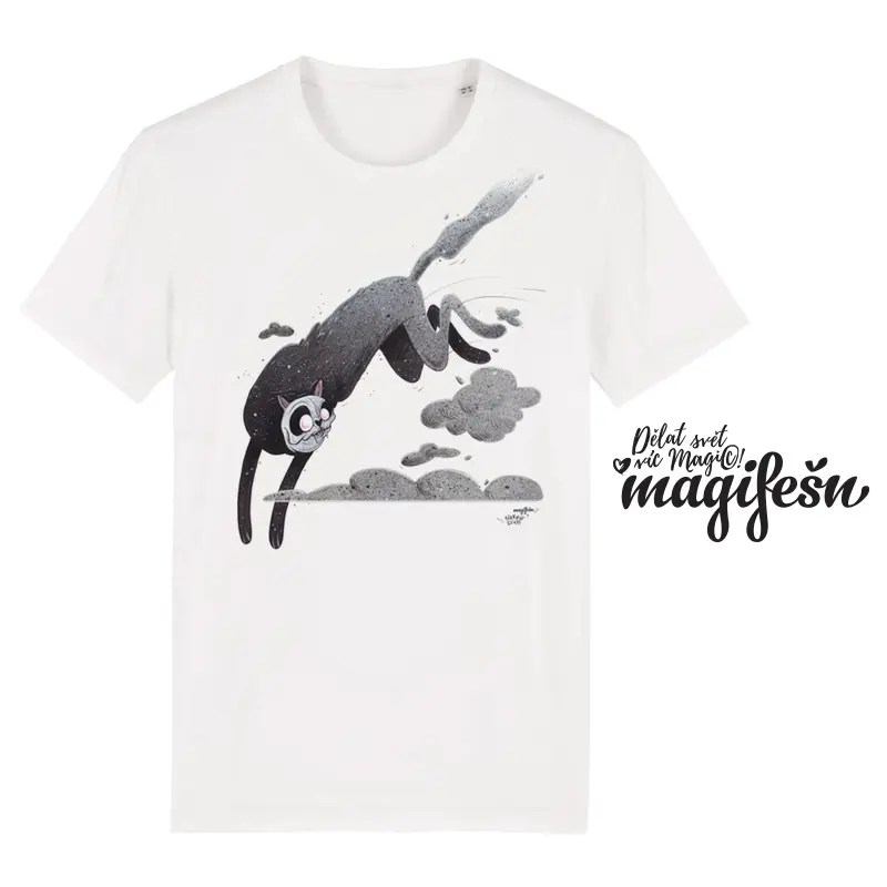 Magifešn XY Cool Cat tričko bio unisex