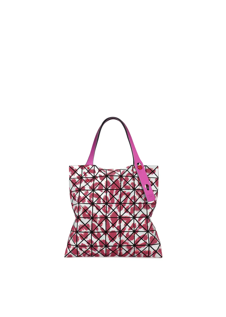 Issey Miyake Chimera metalická tote kabelka růžová