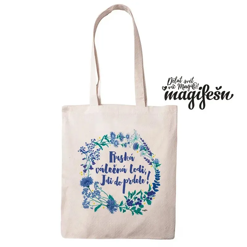 Magifešn MEDIUM Ruská válečná loď taška recyklovaná