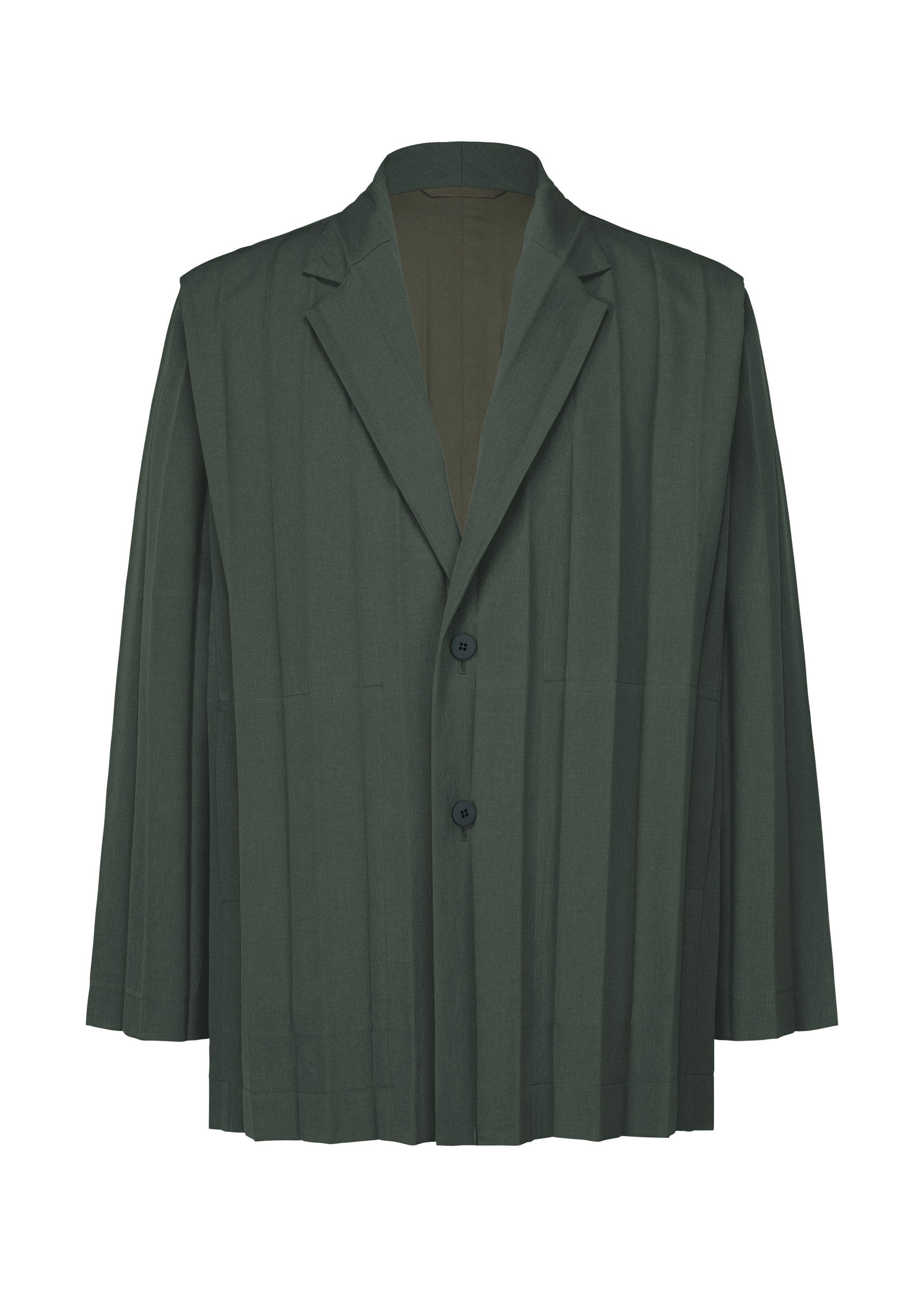 Issey Miyake Edge Ensemble sako žlutá plisé