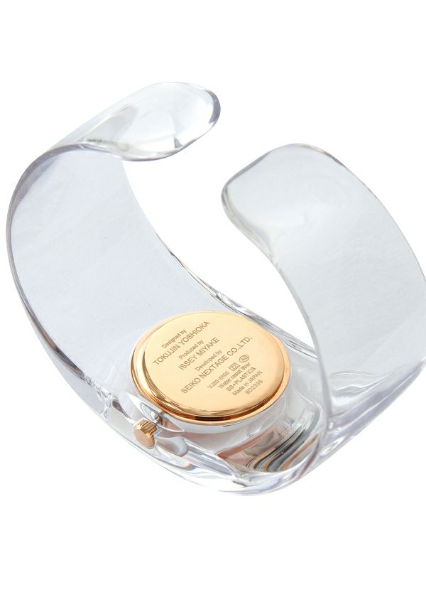 Issey Miyake O hodinky náramek čiré rose-gold 25 g