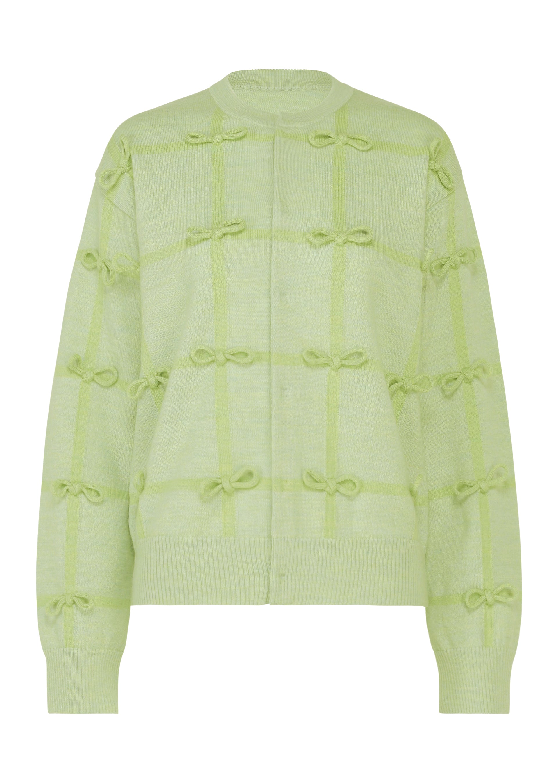 Issey Miyake Ribbon Knit kardigan šedý vlněný