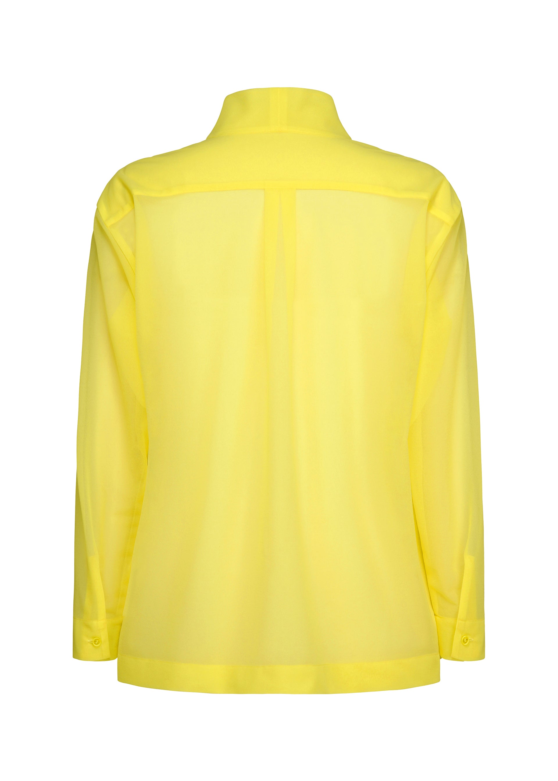 HOMME PLISSÉ ISSEY MIYAKE CRYSTALLINE JERSEY košile zelenobílá