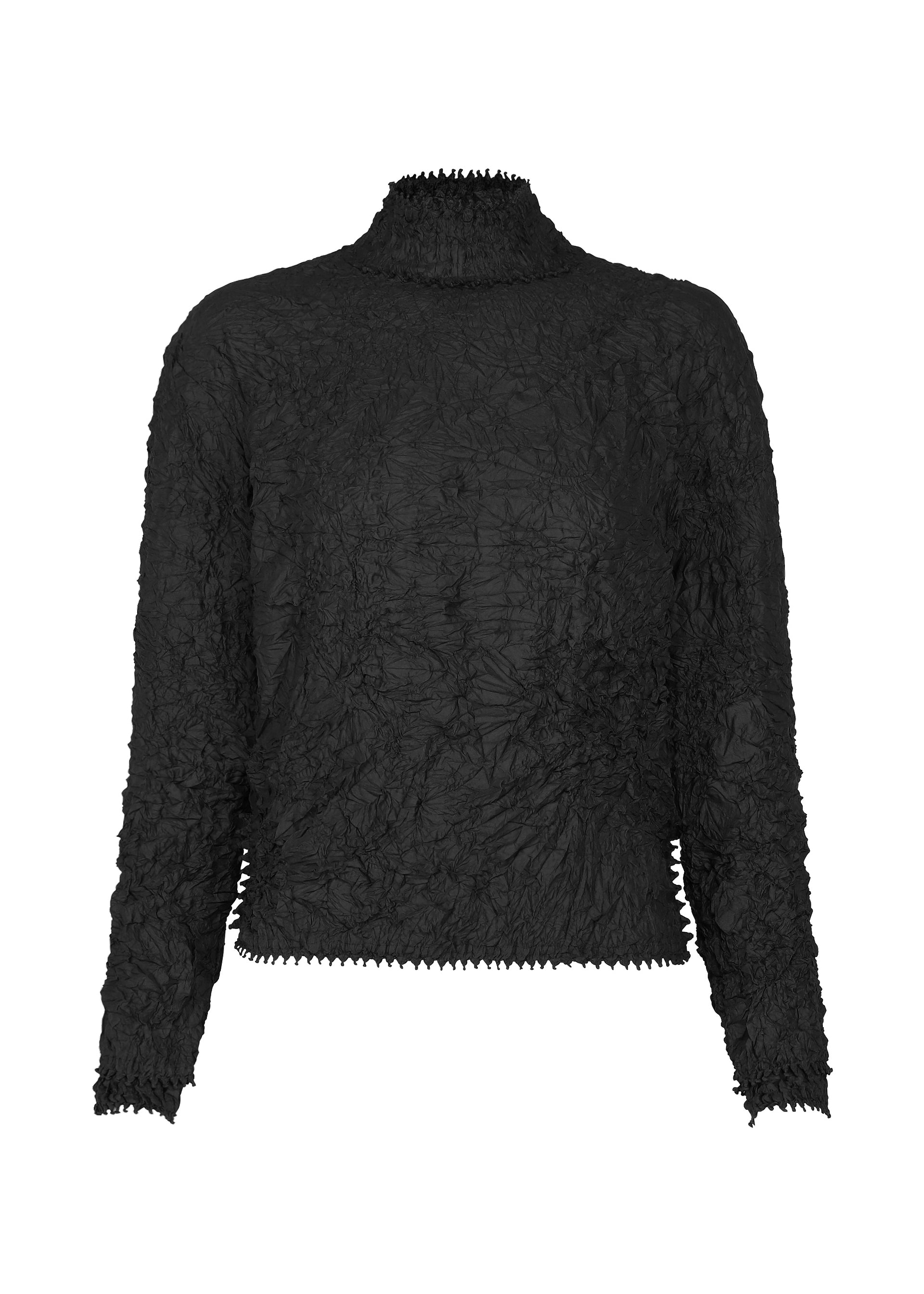 Issey Miyake Kumo Shibori top černý vel. 2 sbalitelný