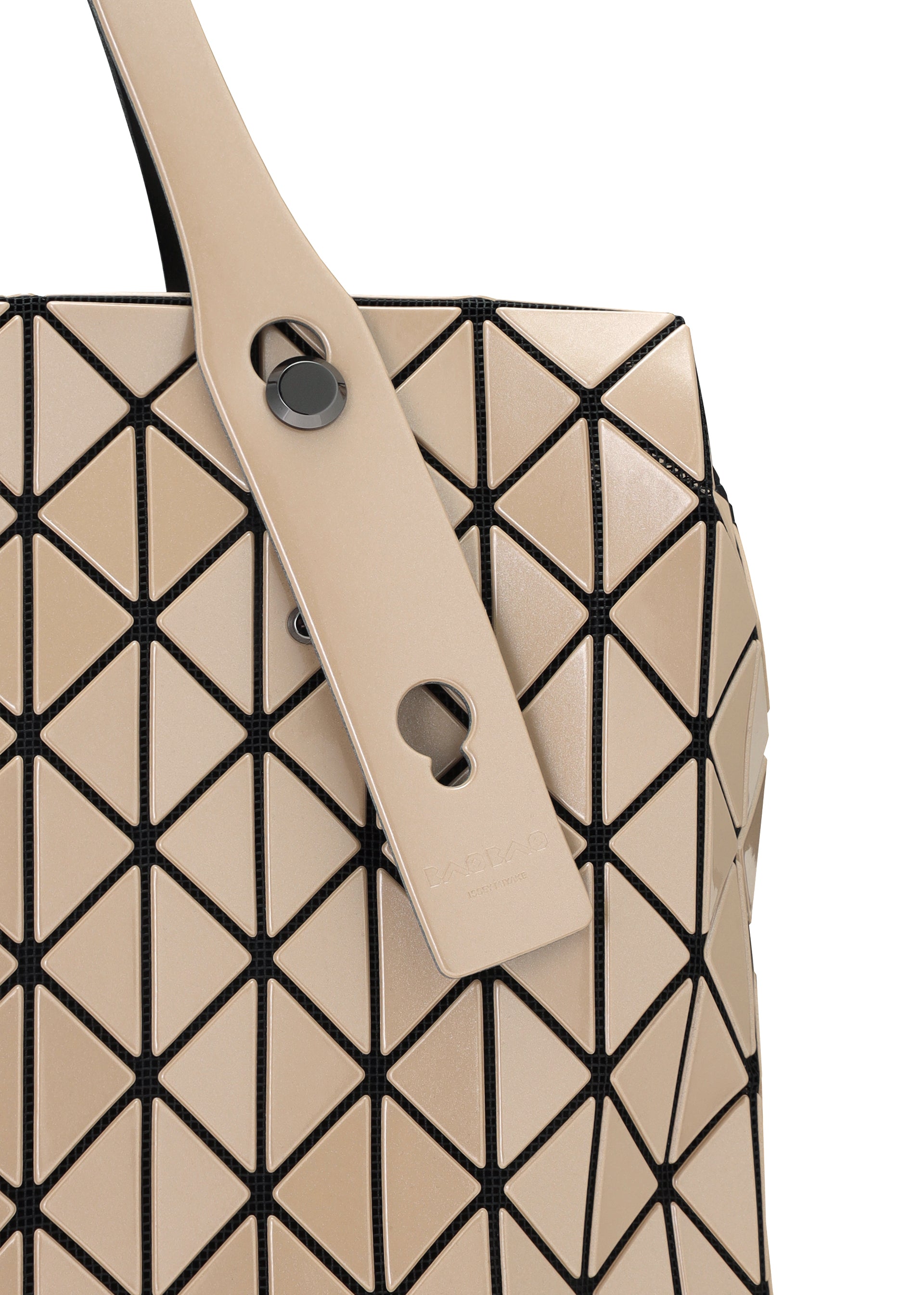 Issey Miyake Row Metallic kabelka White A4 na notebook