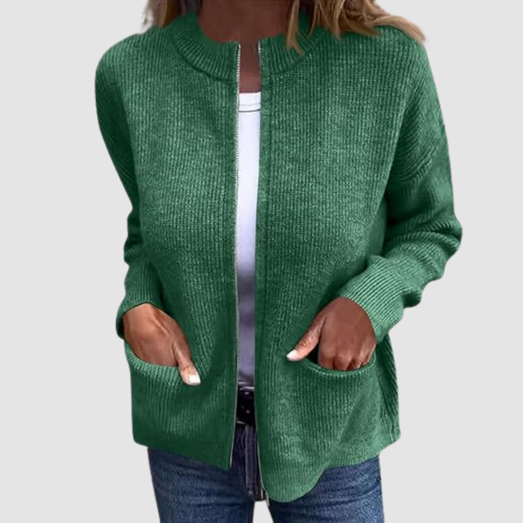 Norielle dlouhý cardigan s kapsami šedá