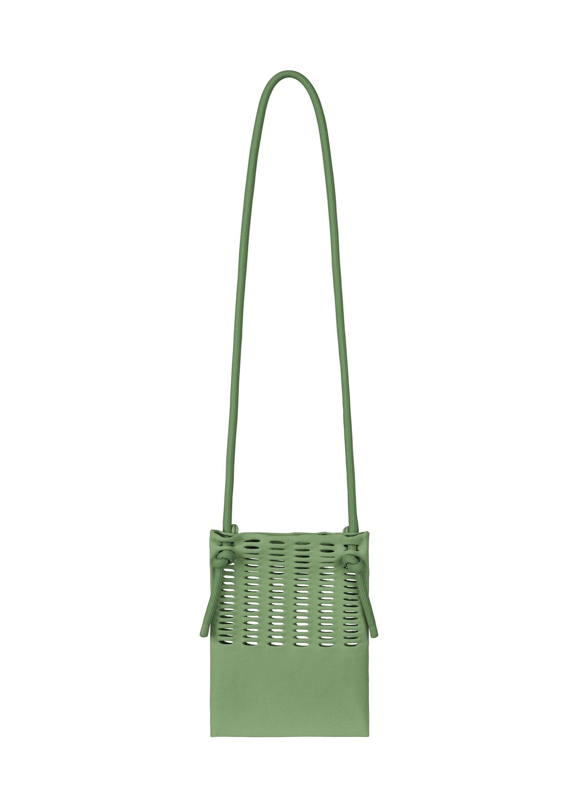 Issey Miyake Mokko Knapsack kabelka sky gray lehký úplet