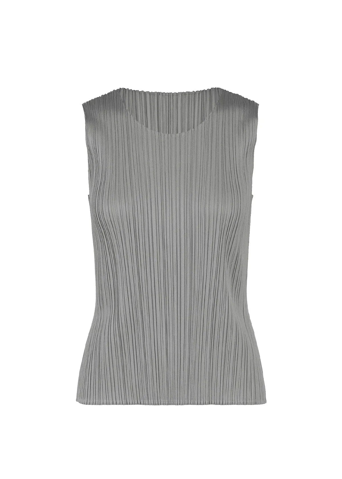 Issey Miyake Basics tílko light gray plisované