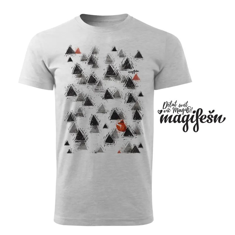 Magifešn XY Liščí superhrdina tričko biobavlna unisex