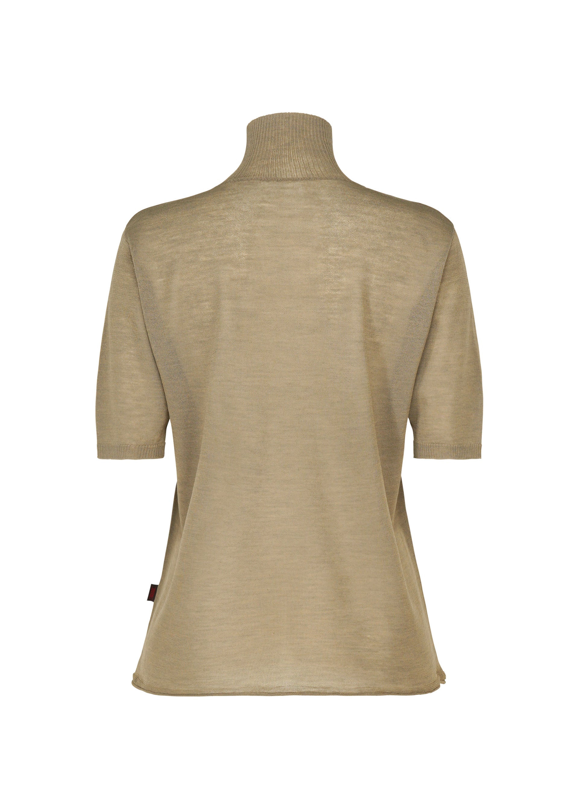 Issey Miyake Airy Pocket Layers pletený top písková lehký