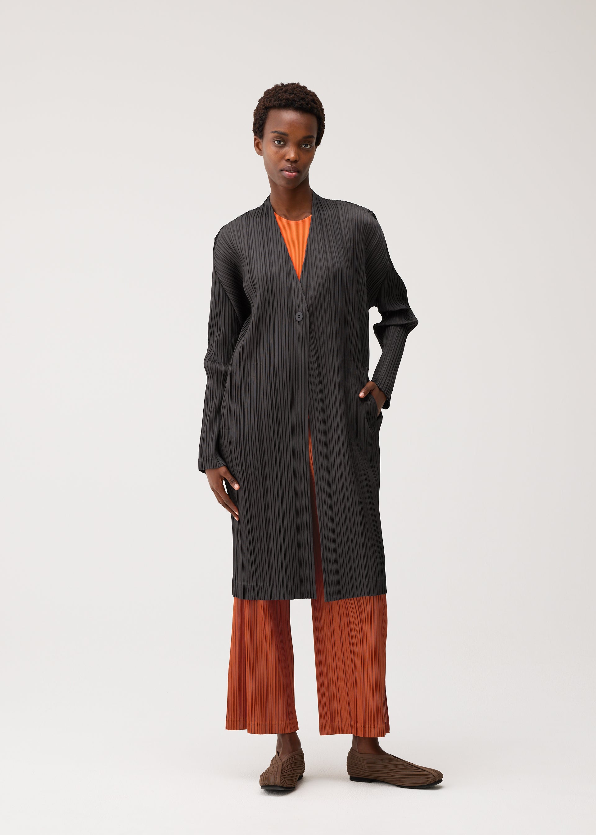 Pleats Please Issey Miyake Pleats Jacket sako charcoal