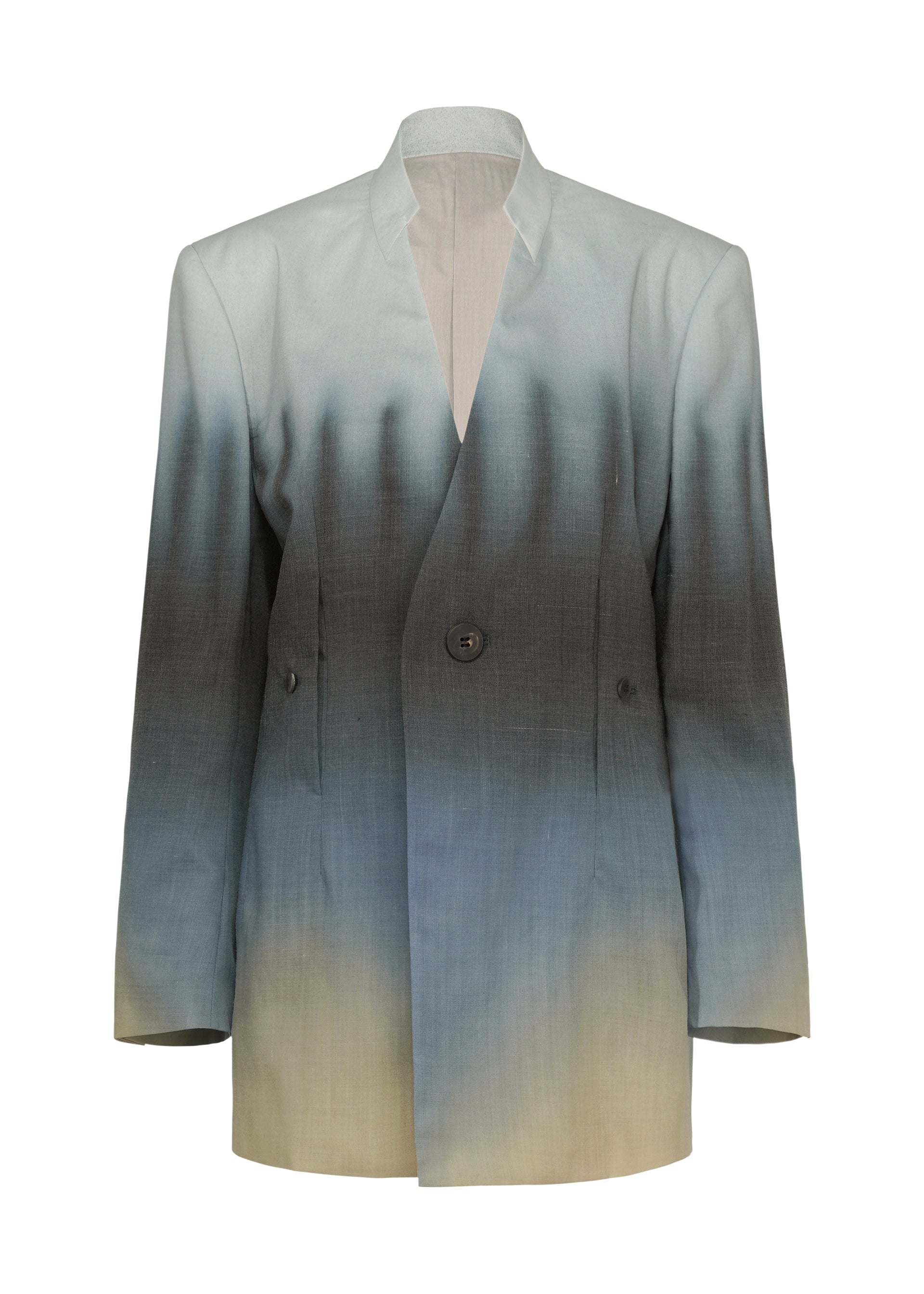 Issey Miyake Plumage sako dámské chukar bez límce