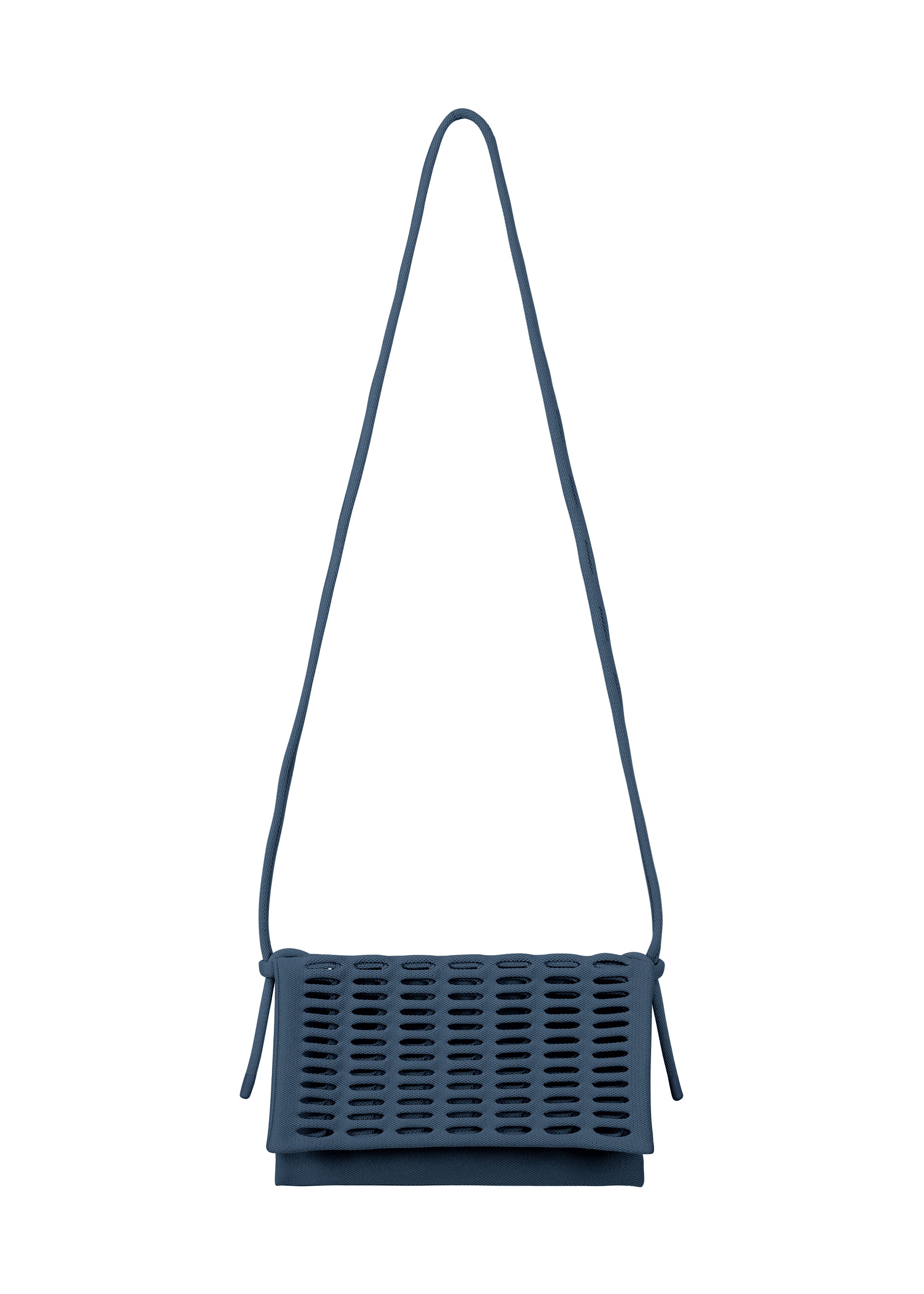 Issey Miyake Mokko Flap Pouch kabelka černá pletená
