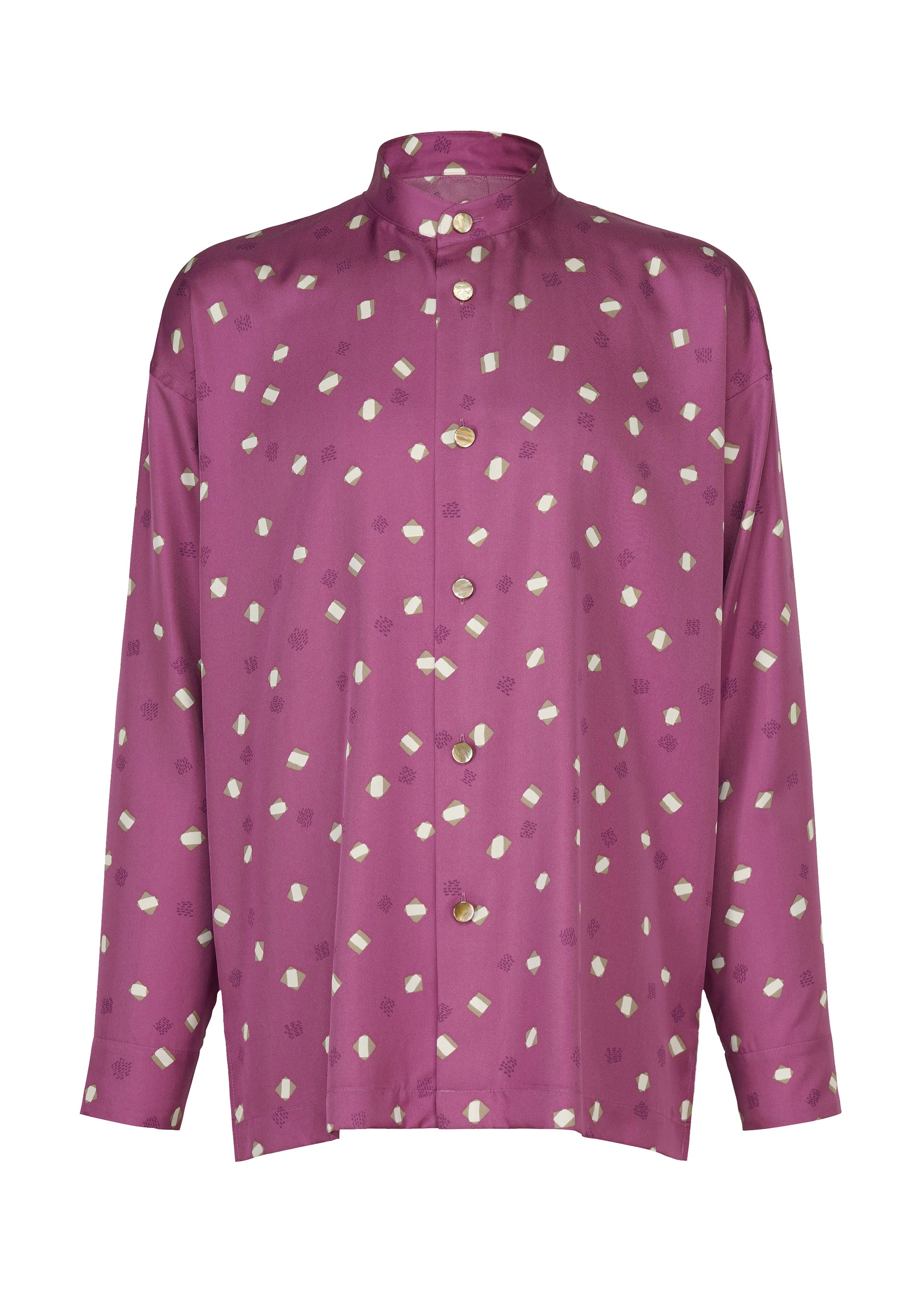 Issey Miyake Merry Satin košile černá vel. 2 satén