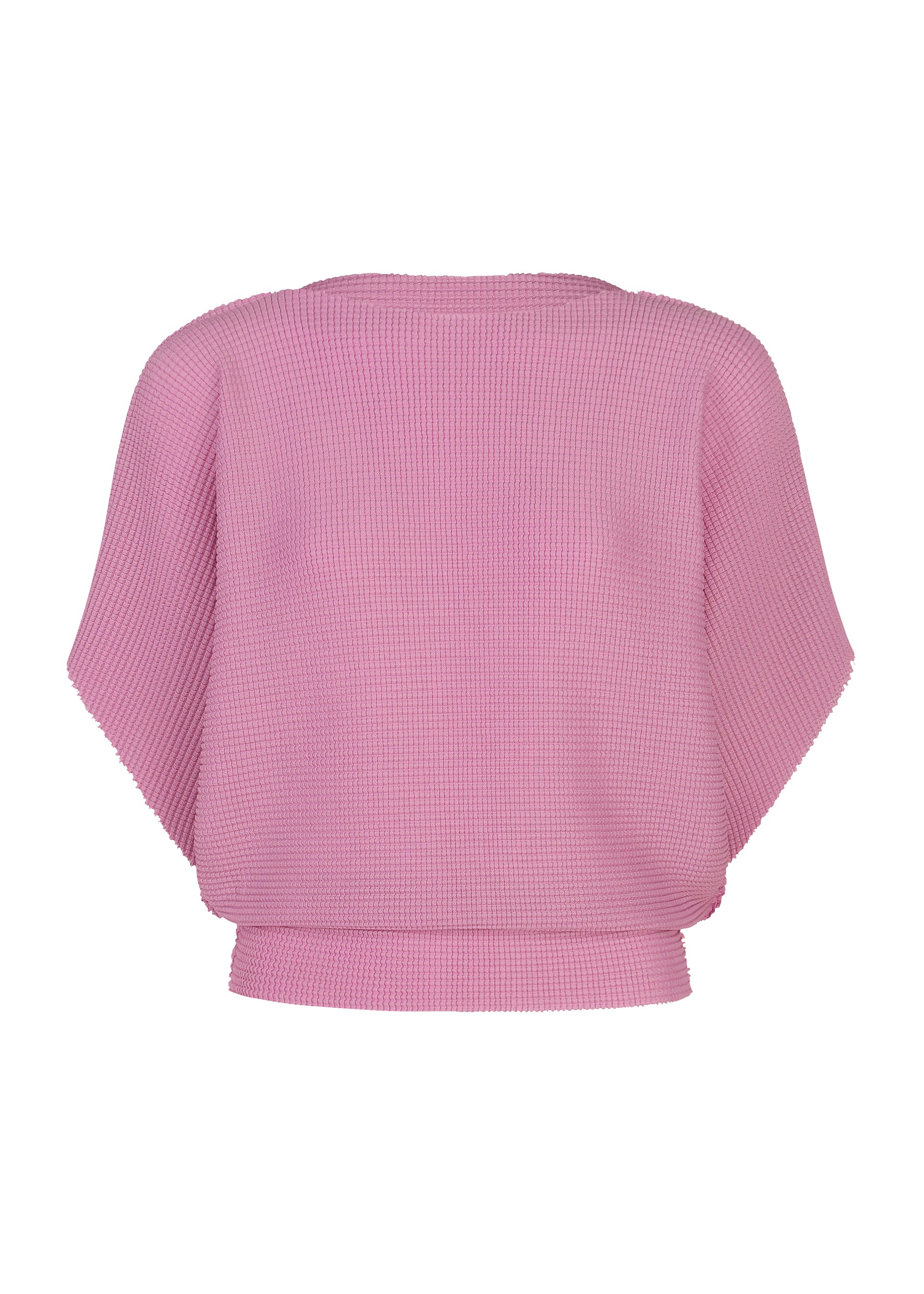 me Issey Miyake Tower Knit top šedý stretch plisé