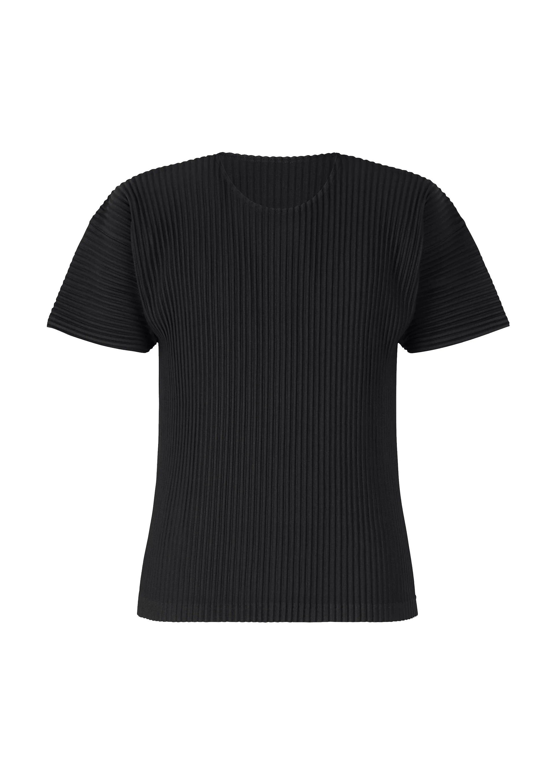 Issey Miyake Basics tričko světle šedá polyesterové kulatý výstřih