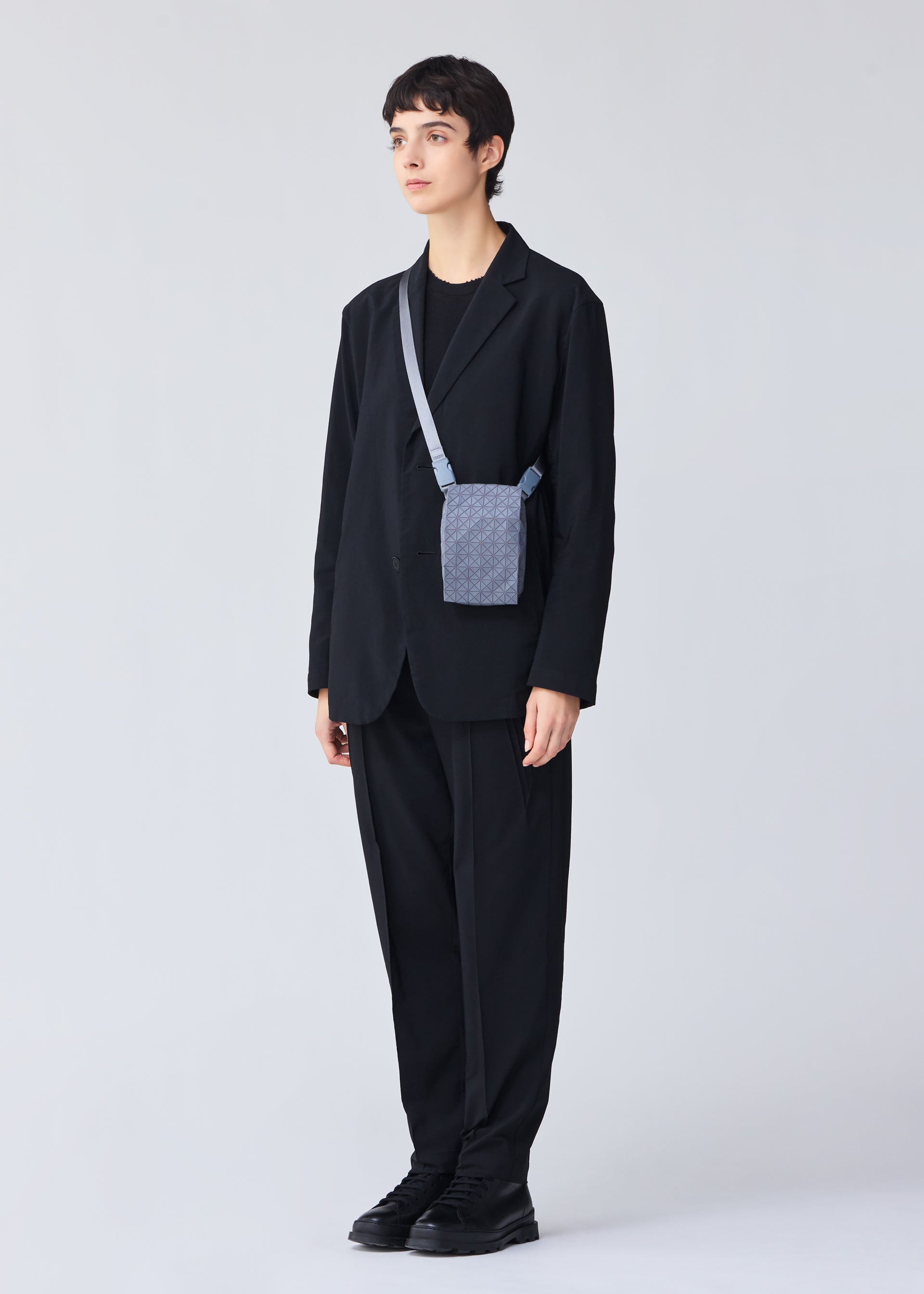 Issey Miyake Bao Bao Beetle One-Tone crossbody Gray
