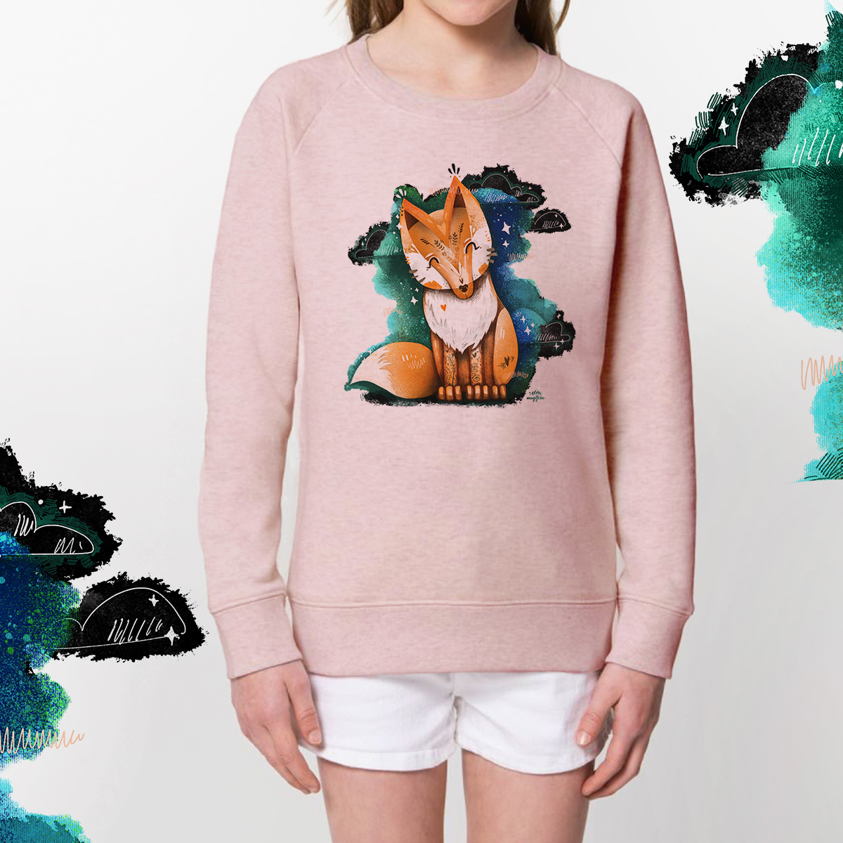 Magifešn BIO mikina KIDS Sama sebou dětská biobavlna