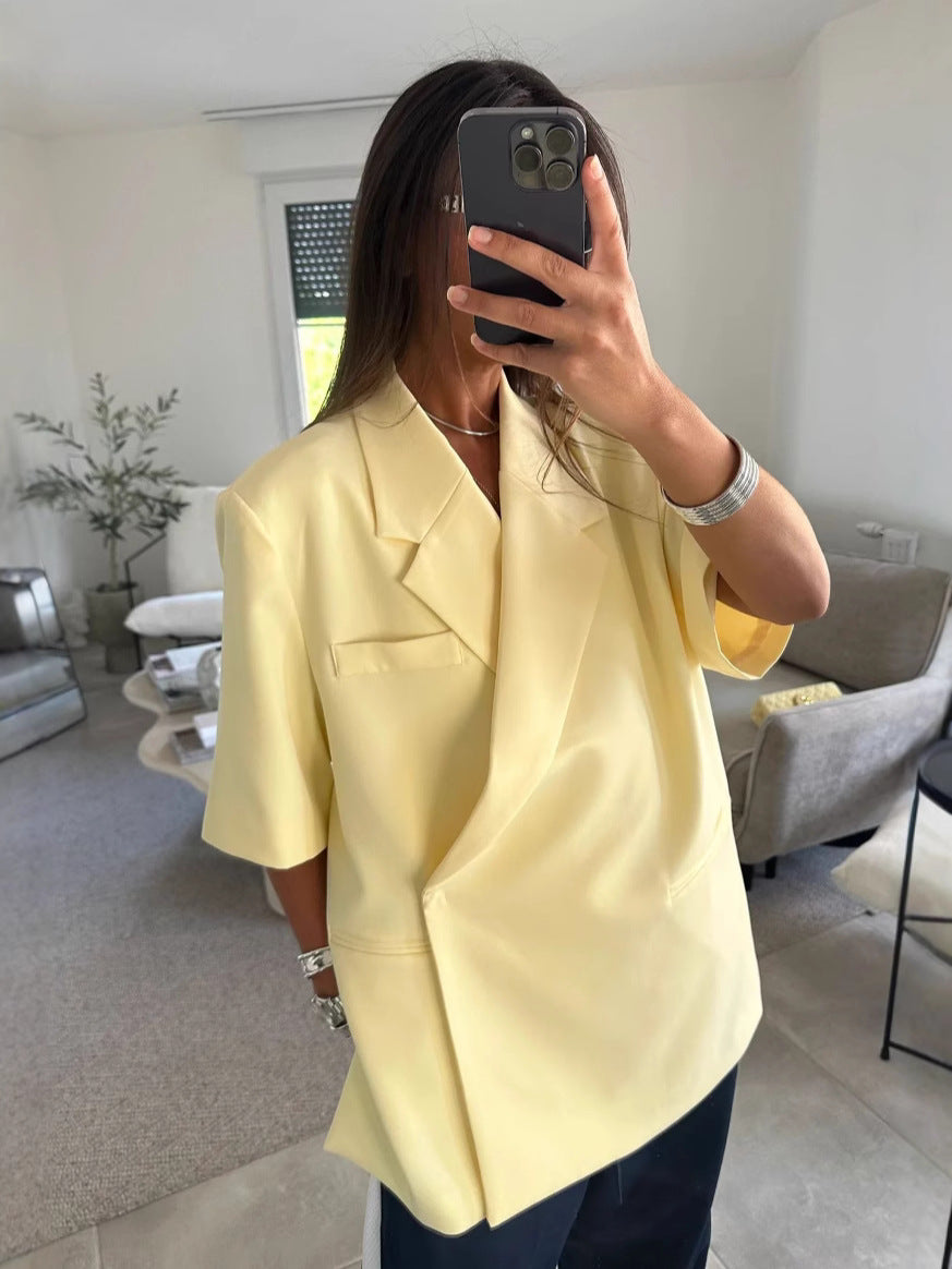 Norielle Oversize volné tričko hnědé
