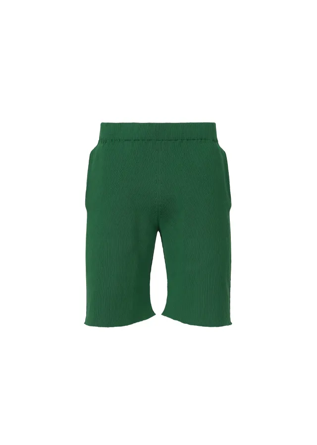 Issey Miyake Basic Knit HP61KF274 kraťasy zelené