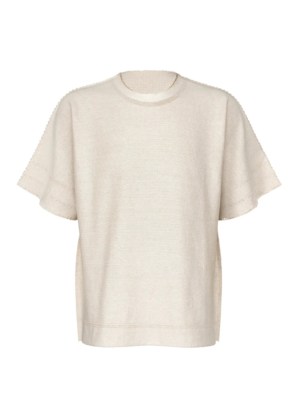 Issey Miyake TYPE-A 001-4 top béžový pletený