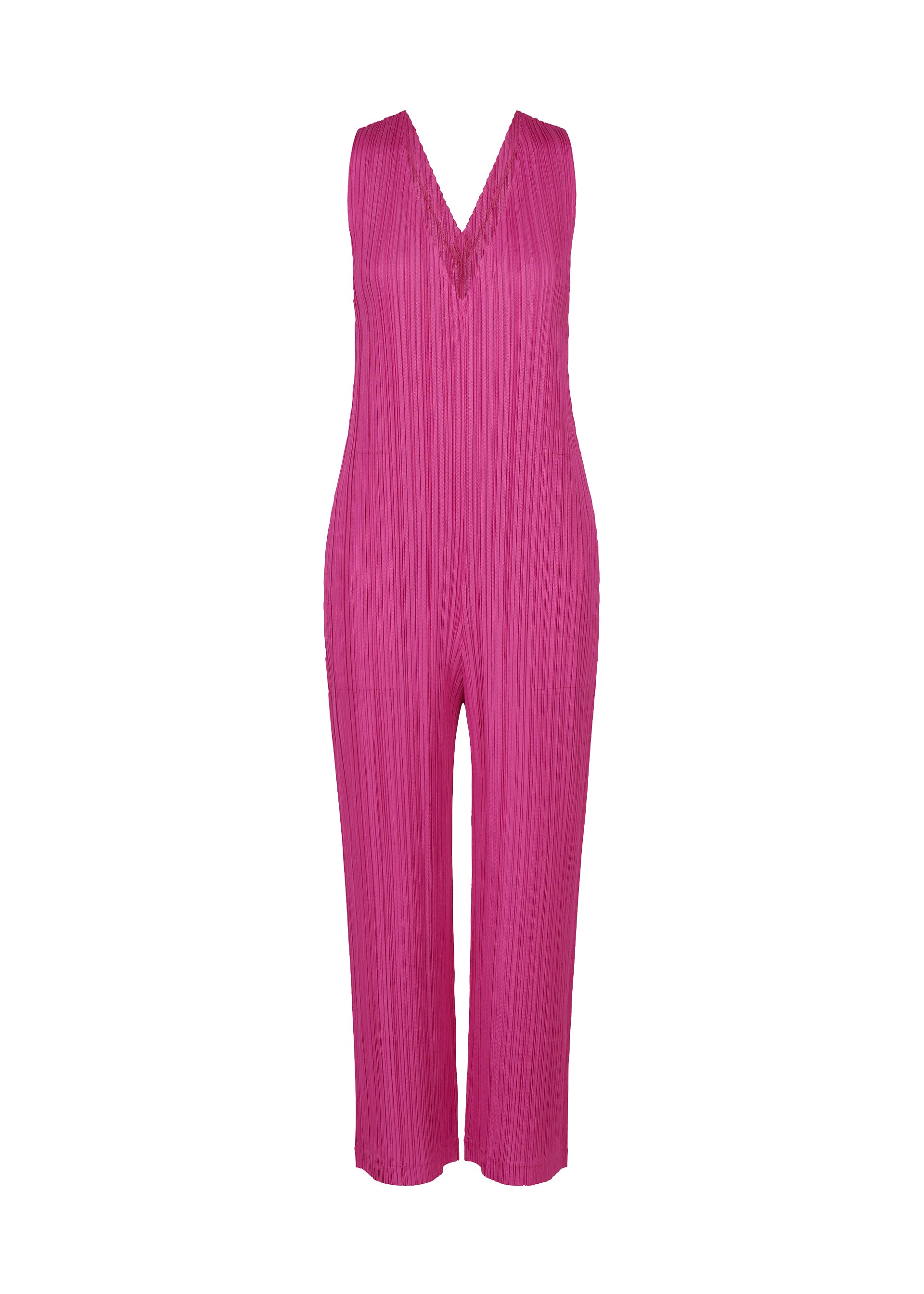 Issey Miyake Pleats Please Thicker Bottoms 2 overal charcoal silný úplet