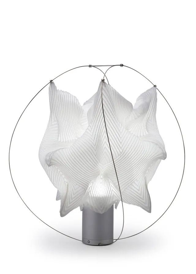 Issey Miyake Type-XIII O Series lampa bílá přenosná