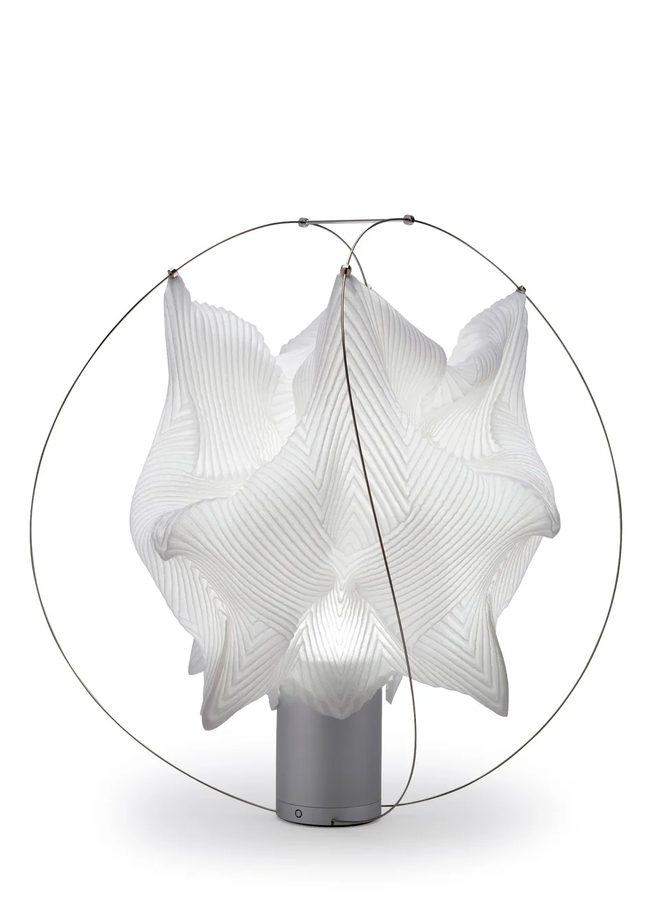 Issey Miyake Type-XIII O Series lampa bílá přenosná