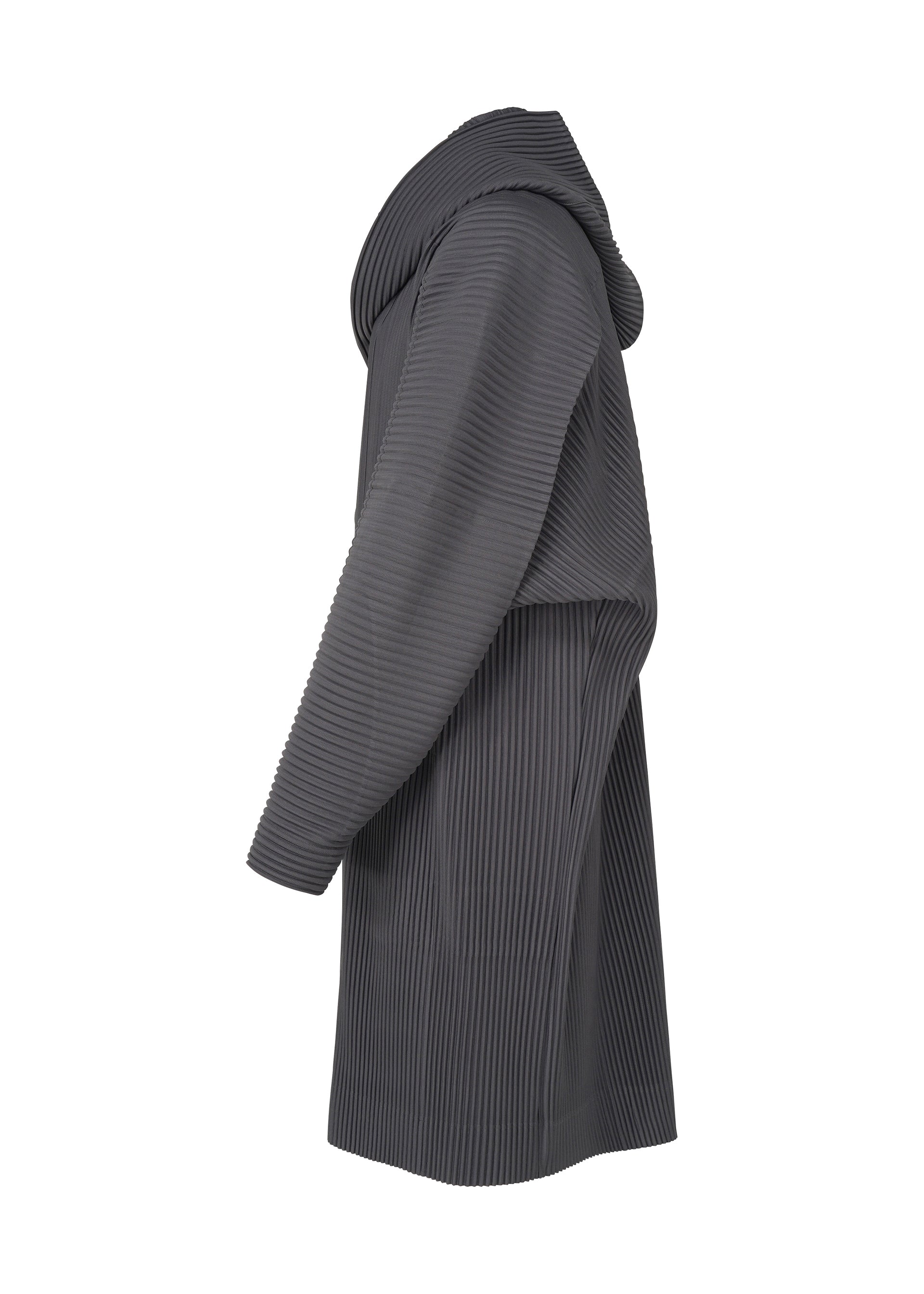 Issey Miyake Monthly Colors December kabát černá kapuce