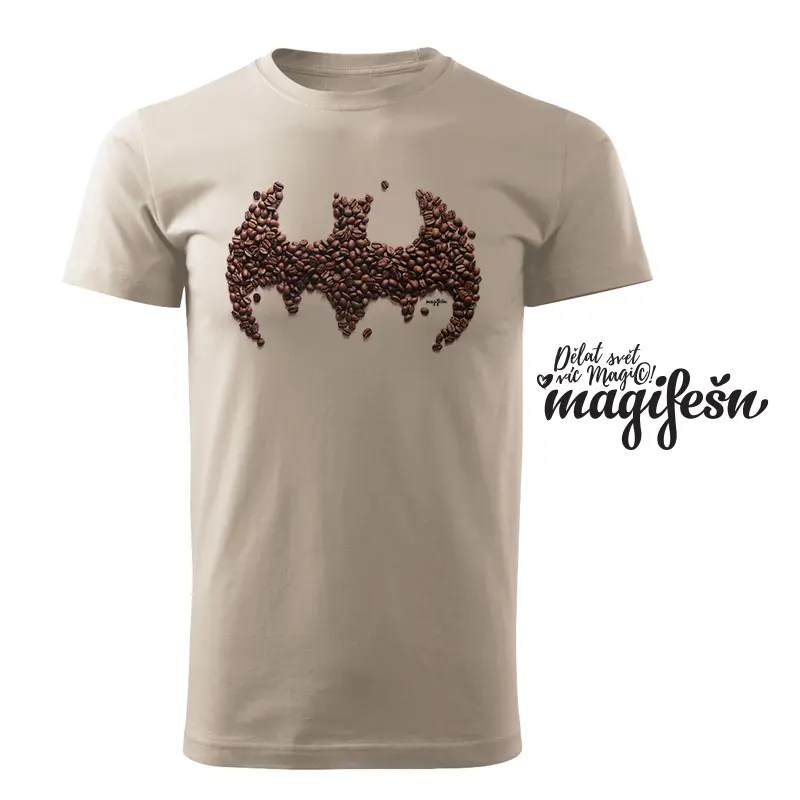 Magifešn XY Coffeelover Batman unisex tričko bio